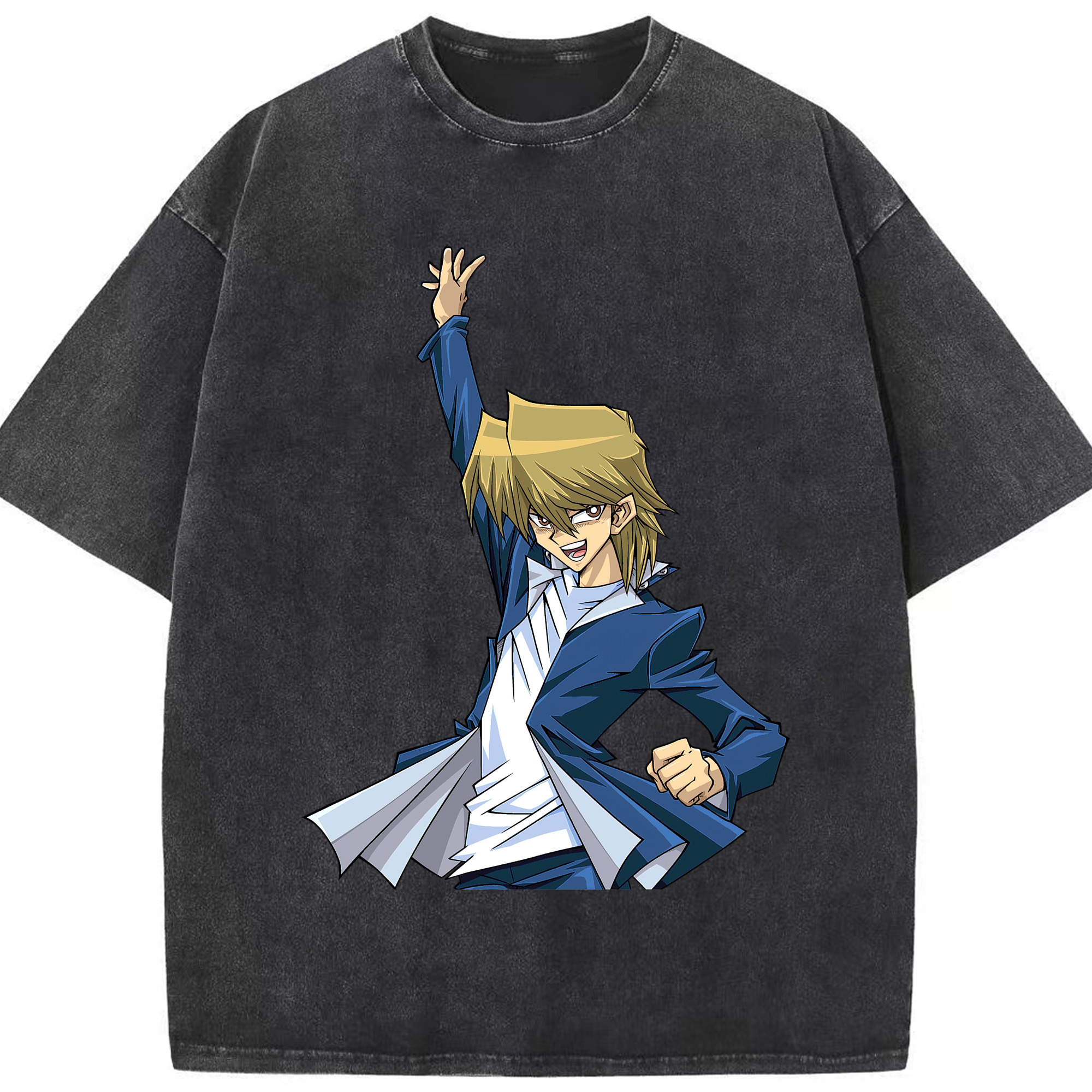 （画像用） 遊☆戯☆王 Yu-Gi-Oh! 綿100% ヴィンテージ風 半袖Tシャツ（フロントプリント）