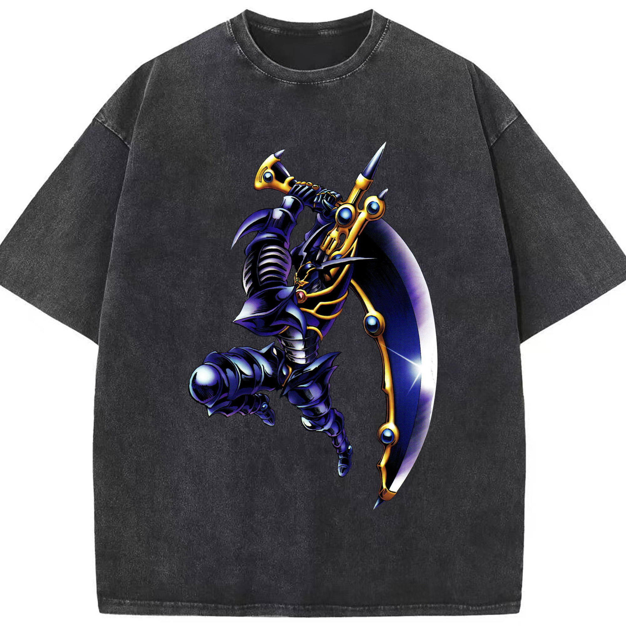 （画像用） 遊☆戯☆王 Yu-Gi-Oh! 綿100% ヴィンテージ風 半袖Tシャツ（フロントプリント）