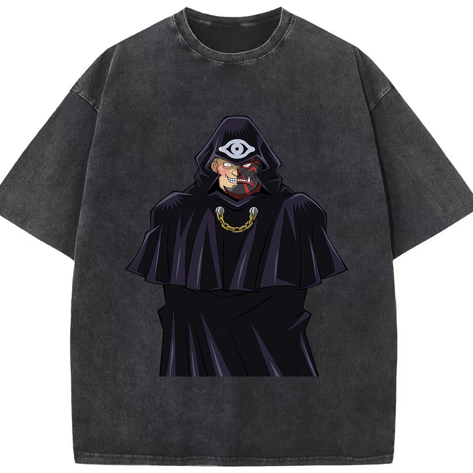 （画像用） 遊☆戯☆王 Yu-Gi-Oh! 綿100% ヴィンテージ風 半袖Tシャツ（フロントプリント）