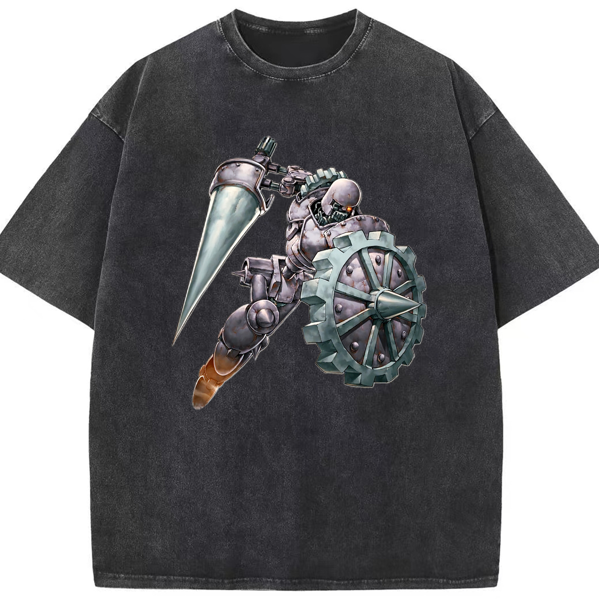 （画像用） 遊☆戯☆王 Yu-Gi-Oh! 綿100% ヴィンテージ風 半袖Tシャツ（フロントプリント）