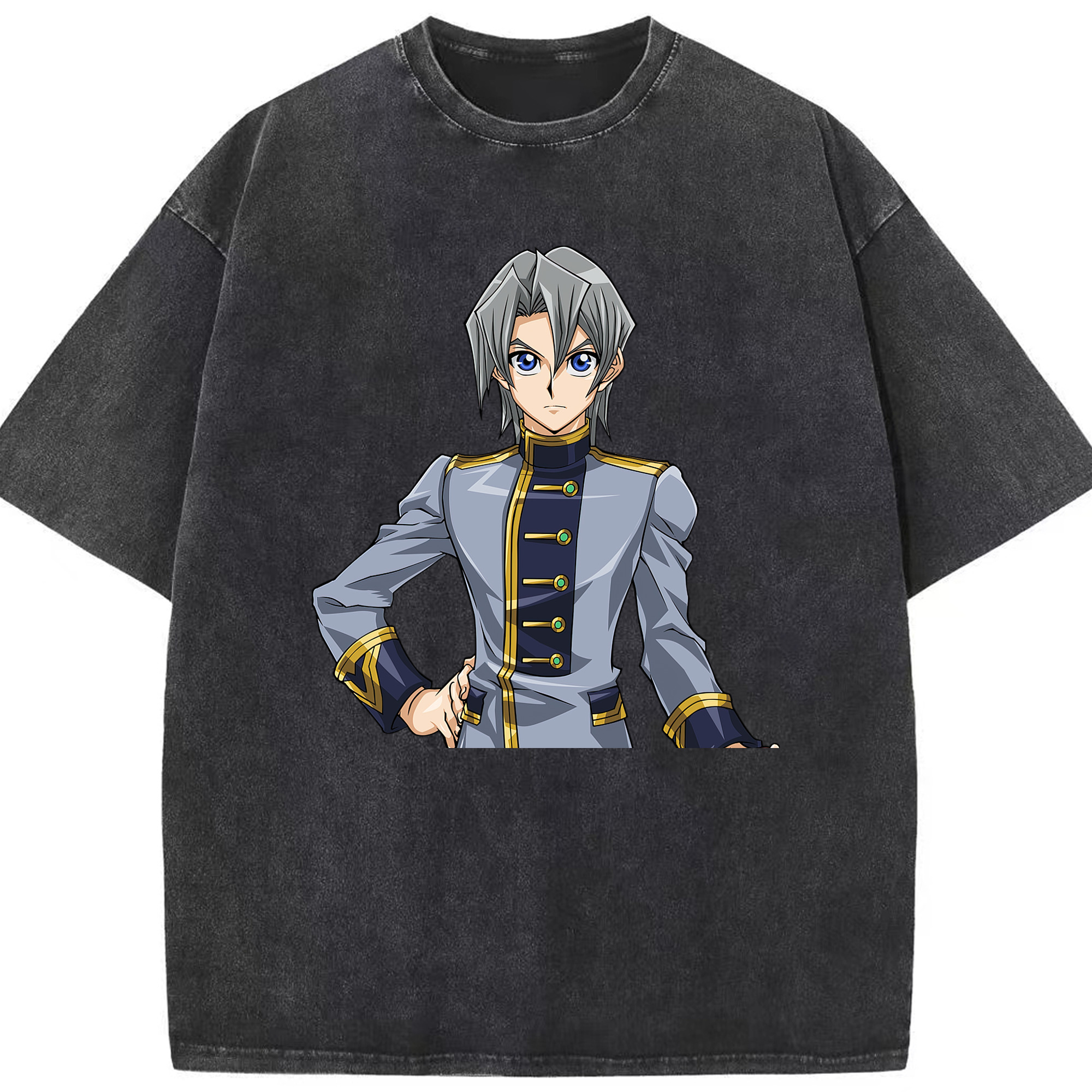（画像用） 遊☆戯☆王 Yu-Gi-Oh! 綿100% ヴィンテージ風 半袖Tシャツ（フロントプリント）