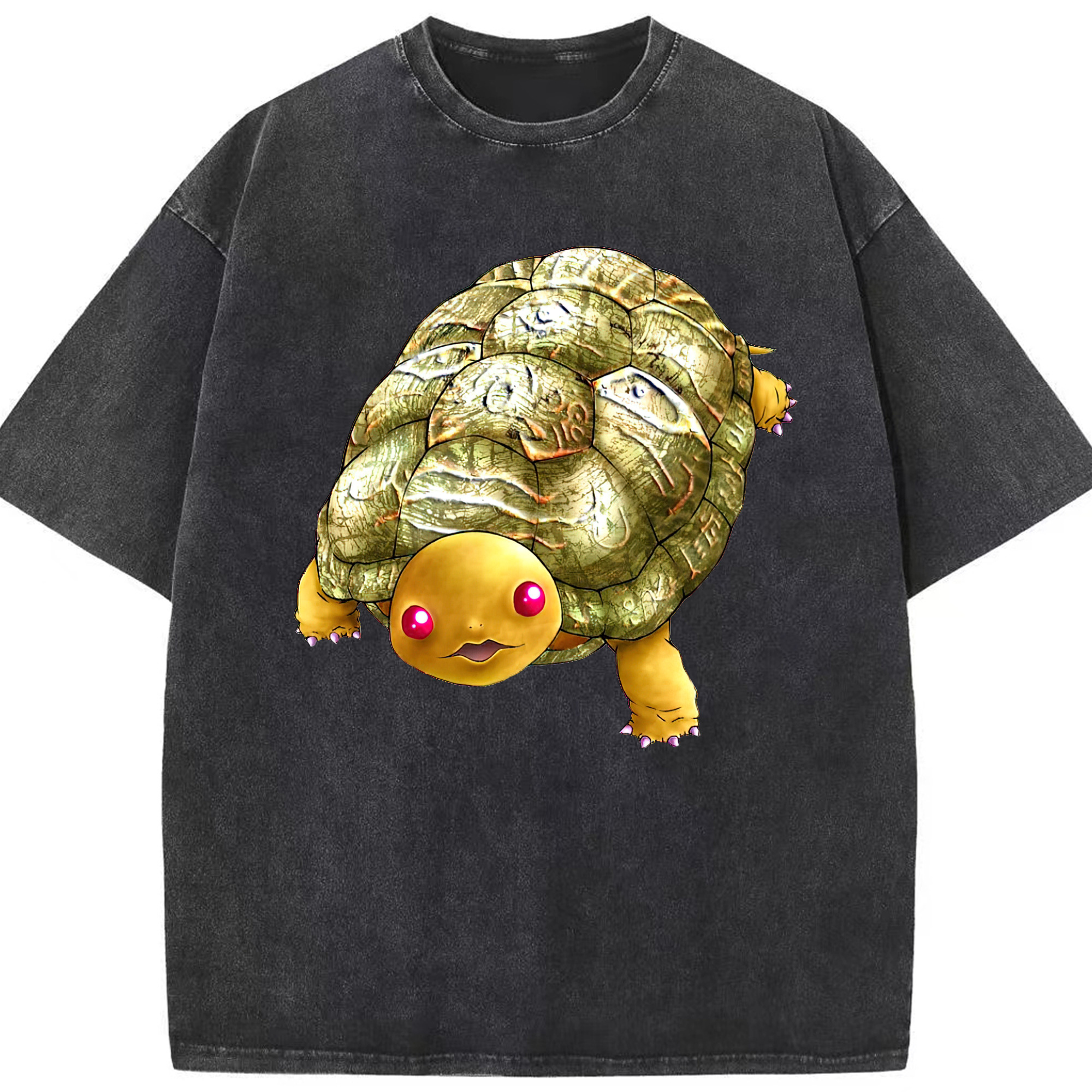 （画像用） 遊☆戯☆王 Yu-Gi-Oh! 綿100% ヴィンテージ風 半袖Tシャツ（フロントプリント）