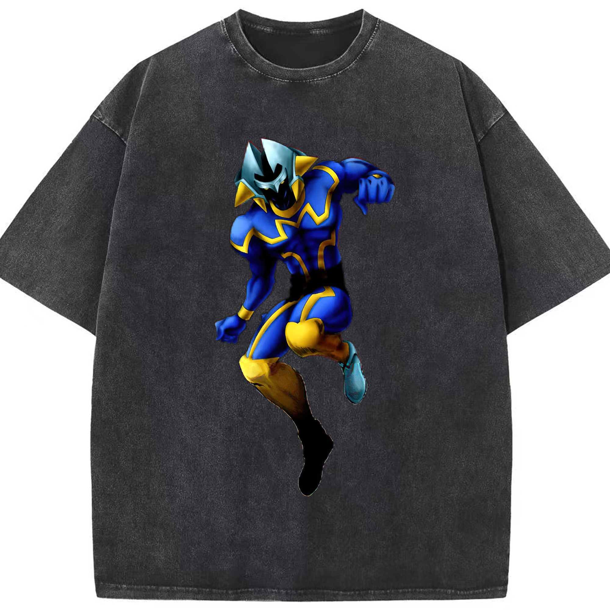 （画像用） 遊☆戯☆王 Yu-Gi-Oh! 綿100% ヴィンテージ風 半袖Tシャツ（フロントプリント）