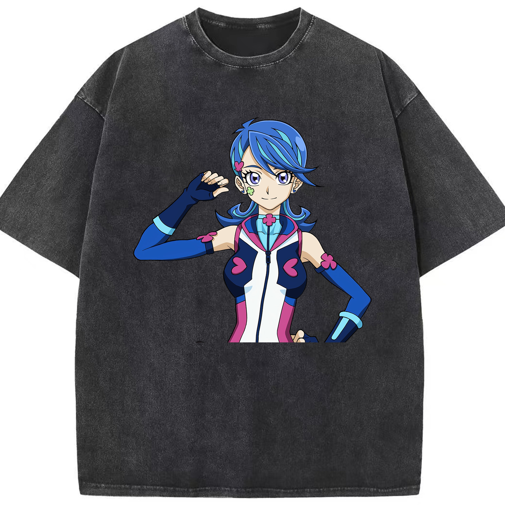 （画像用） 遊☆戯☆王 Yu-Gi-Oh! 綿100% ヴィンテージ風 半袖Tシャツ（フロントプリント）