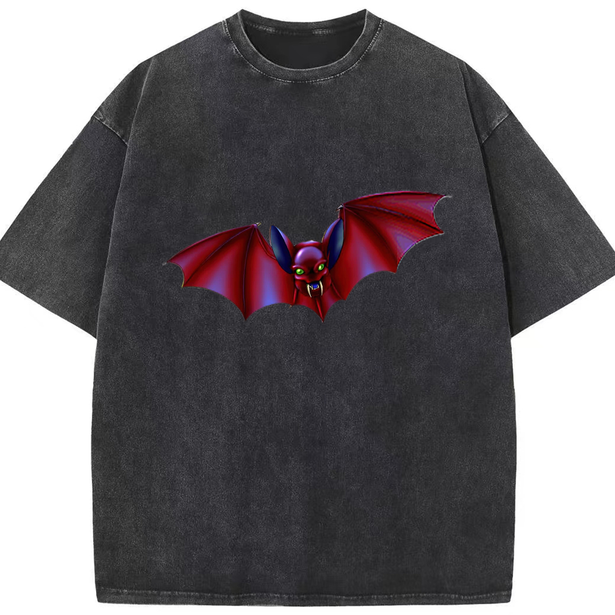 （画像用） 遊☆戯☆王 Yu-Gi-Oh! 綿100% ヴィンテージ風 半袖Tシャツ（フロントプリント）