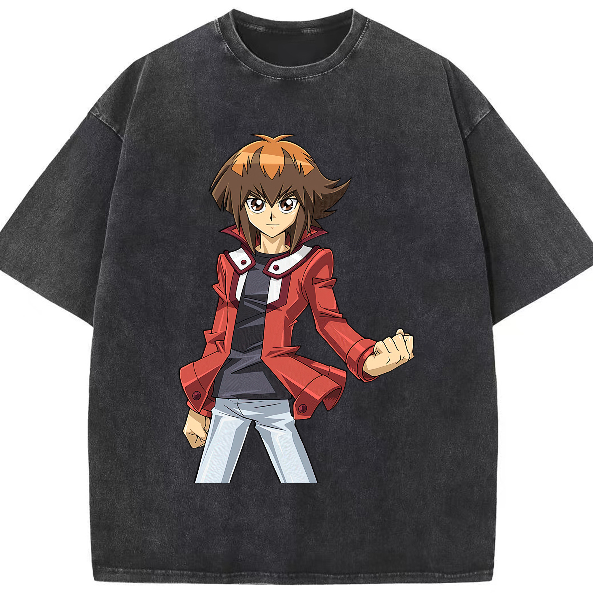 （画像用） 遊☆戯☆王 Yu-Gi-Oh! 綿100% ヴィンテージ風 半袖Tシャツ（フロントプリント）