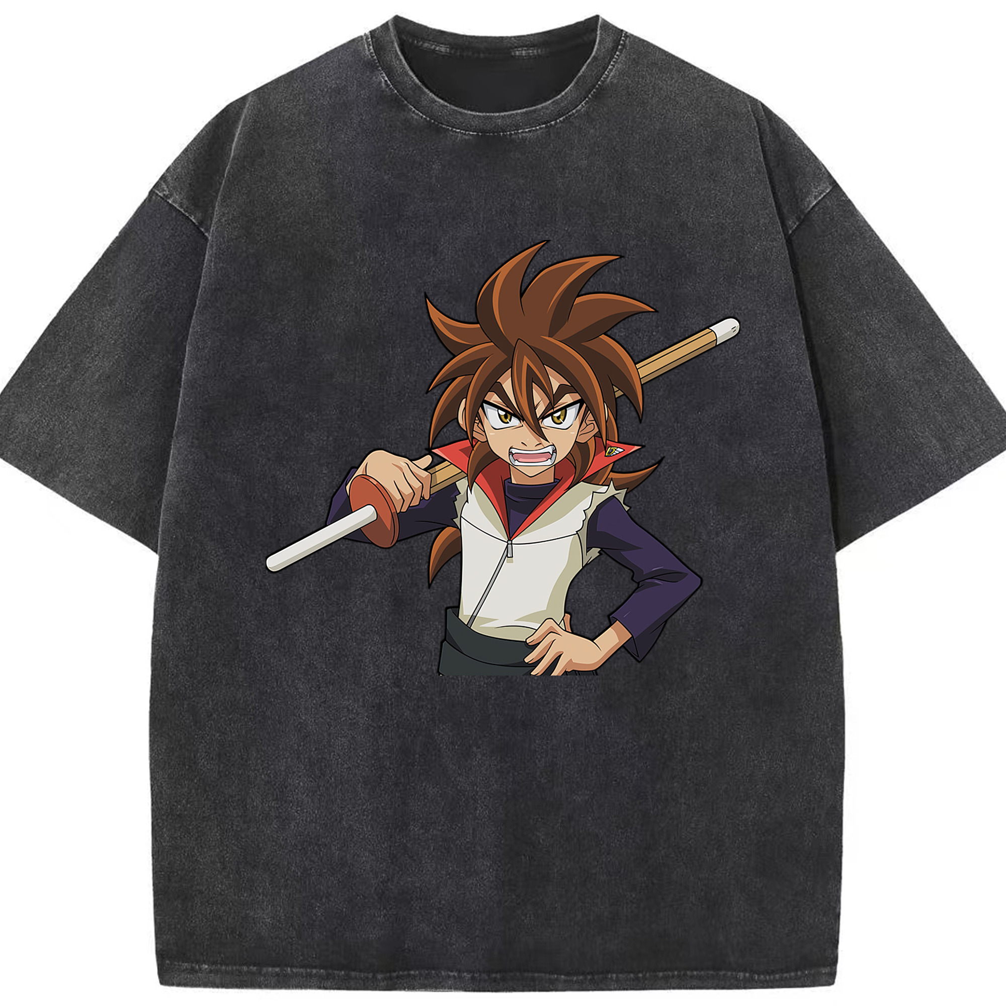 （画像用） 遊☆戯☆王 Yu-Gi-Oh! 綿100% ヴィンテージ風 半袖Tシャツ（フロントプリント）