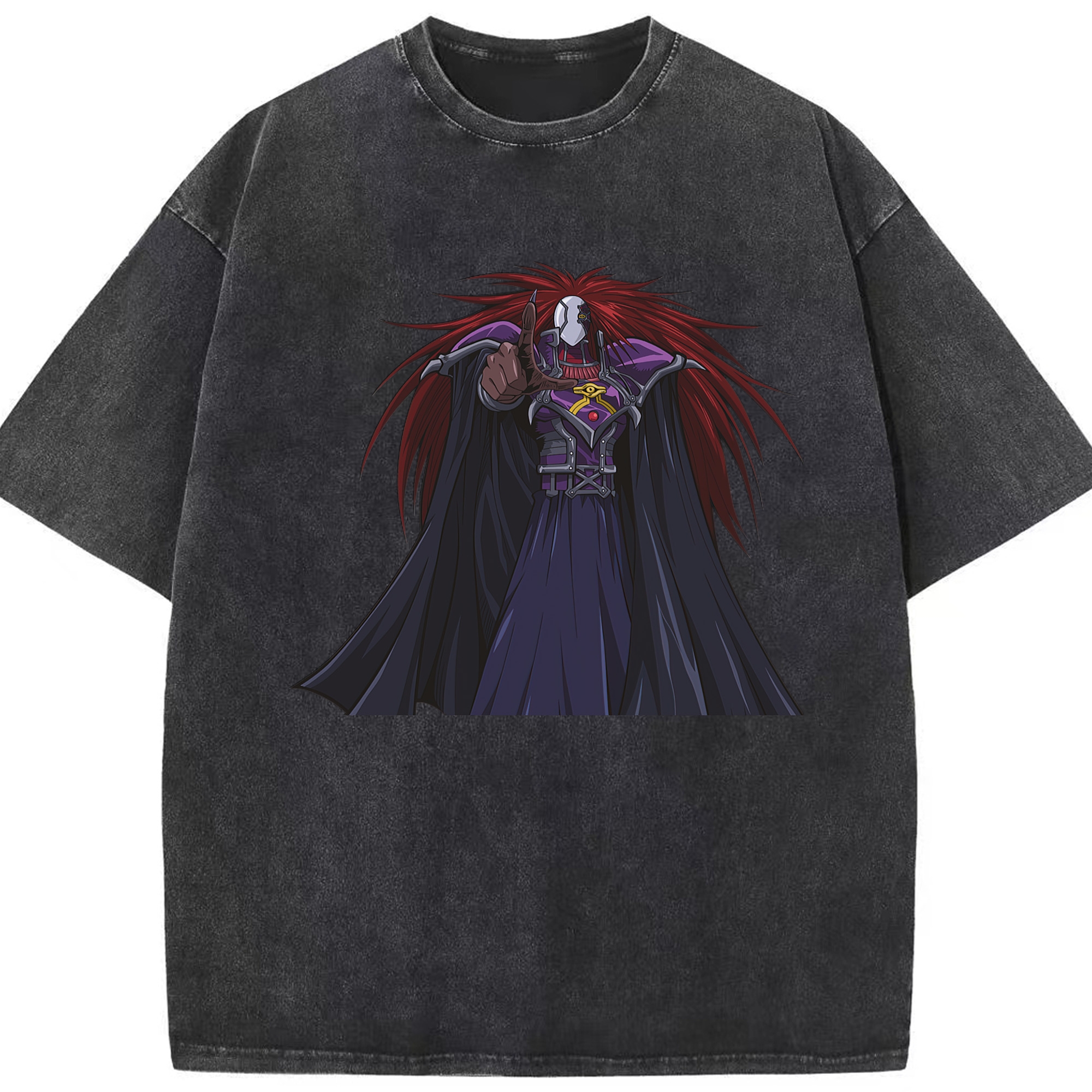 （画像用） 遊☆戯☆王 Yu-Gi-Oh! 綿100% ヴィンテージ風 半袖Tシャツ（フロントプリント）
