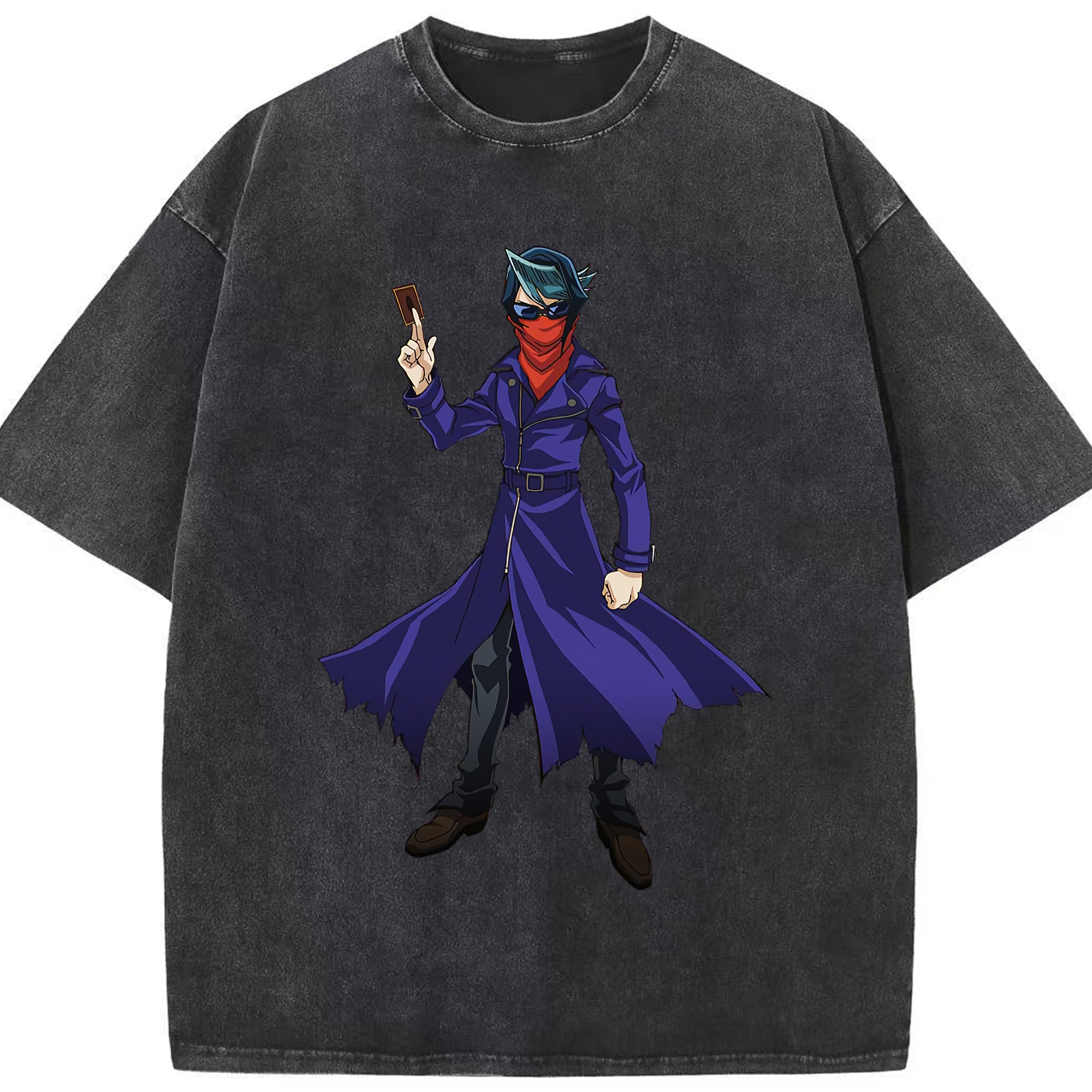 （画像用） 遊☆戯☆王 Yu-Gi-Oh! 綿100% ヴィンテージ風 半袖Tシャツ（フロントプリント）
