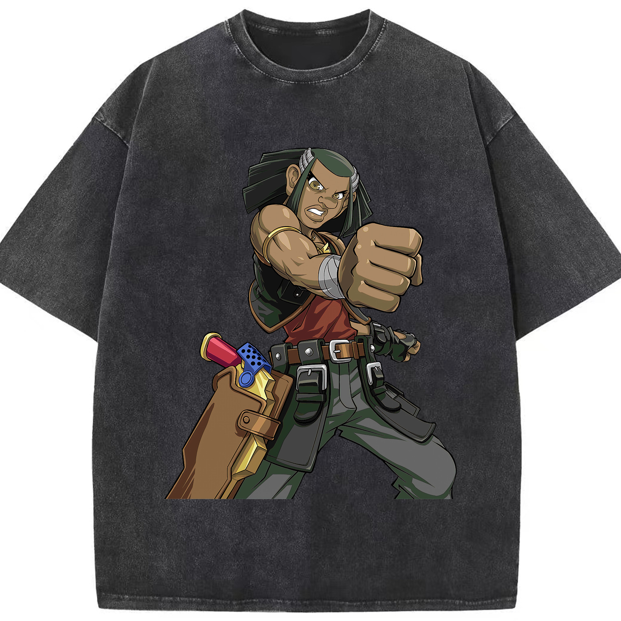 （画像用） 遊☆戯☆王 Yu-Gi-Oh! 綿100% ヴィンテージ風 半袖Tシャツ（フロントプリント）