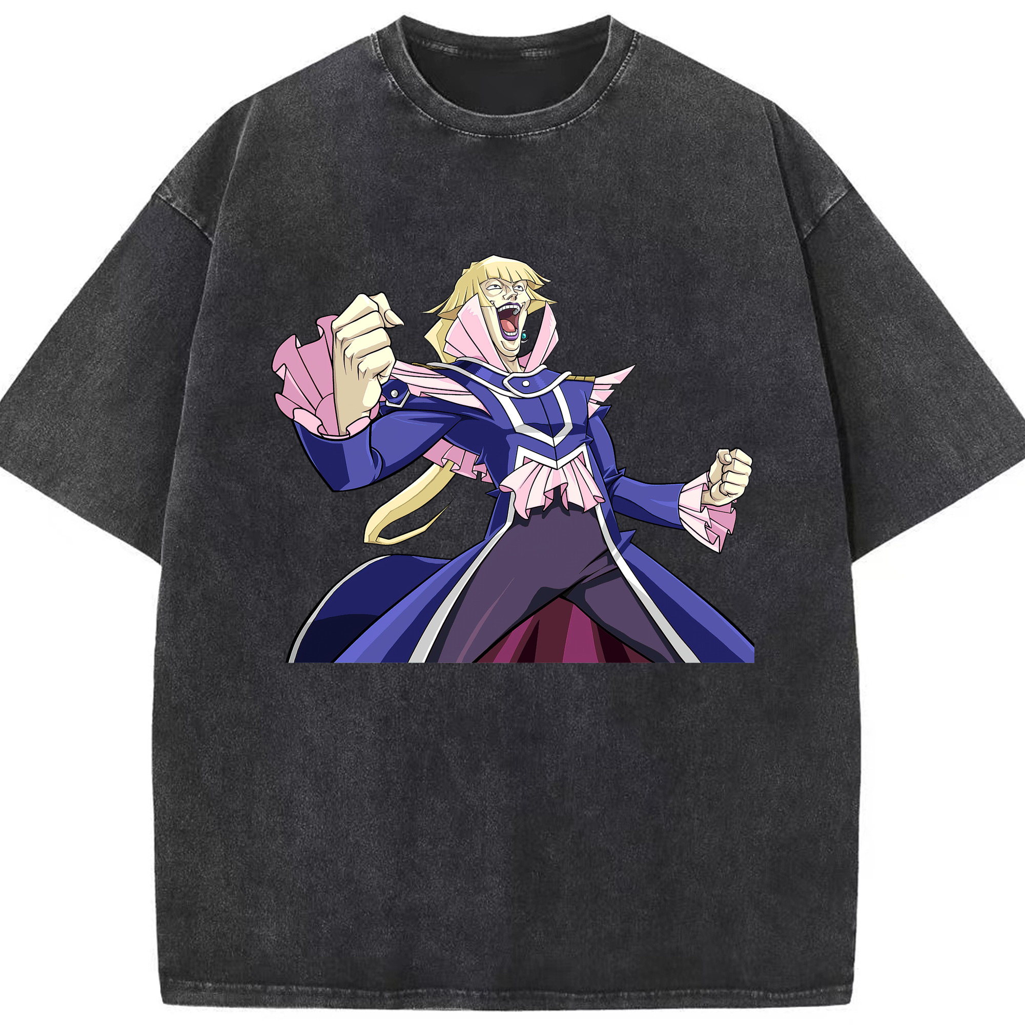 （画像用） 遊☆戯☆王 Yu-Gi-Oh! 綿100% ヴィンテージ風 半袖Tシャツ（フロントプリント）