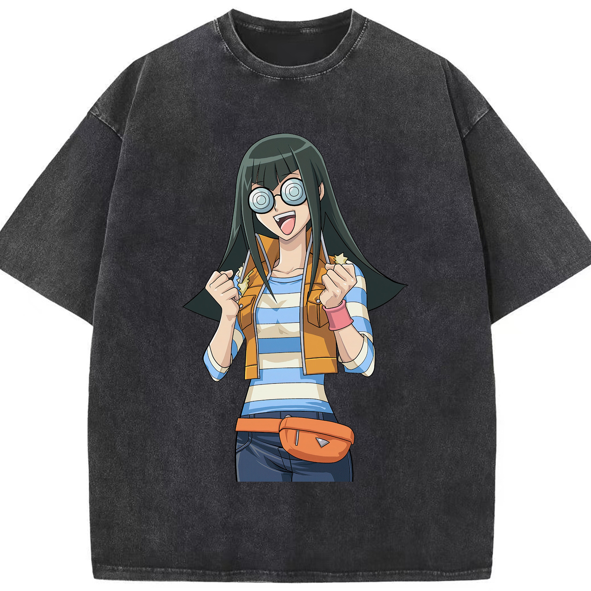 （画像用） 遊☆戯☆王 Yu-Gi-Oh! 綿100% ヴィンテージ風 半袖Tシャツ（フロントプリント）