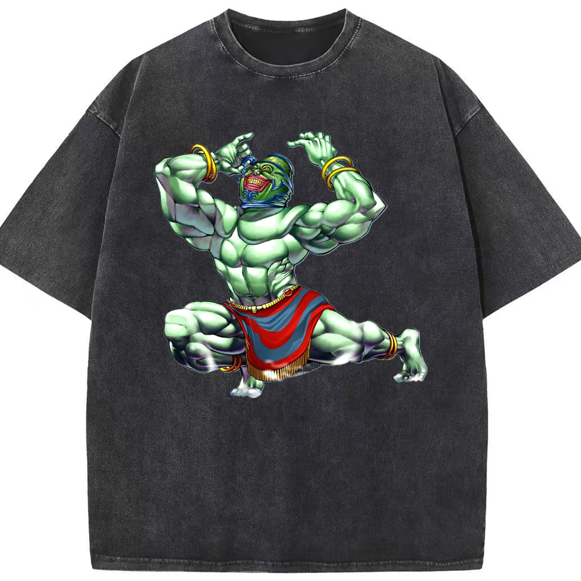 （画像用） 遊☆戯☆王 Yu-Gi-Oh! 綿100% ヴィンテージ風 半袖Tシャツ（フロントプリント）