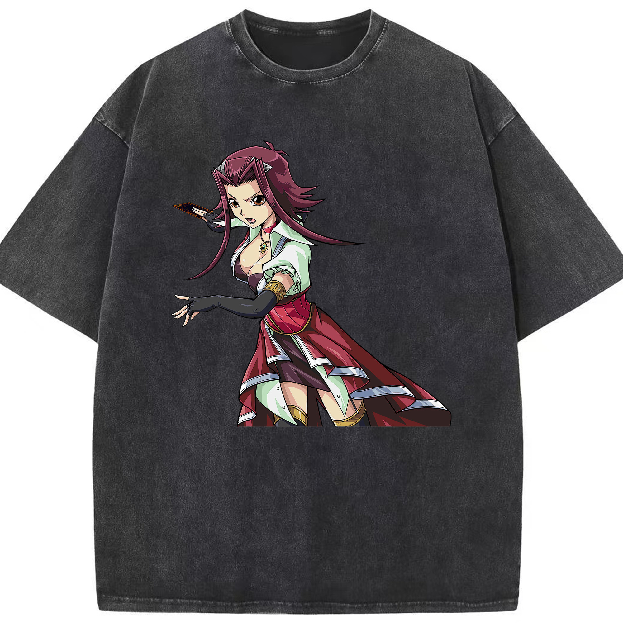 （画像用） 遊☆戯☆王 Yu-Gi-Oh! 綿100% ヴィンテージ風 半袖Tシャツ（フロントプリント）