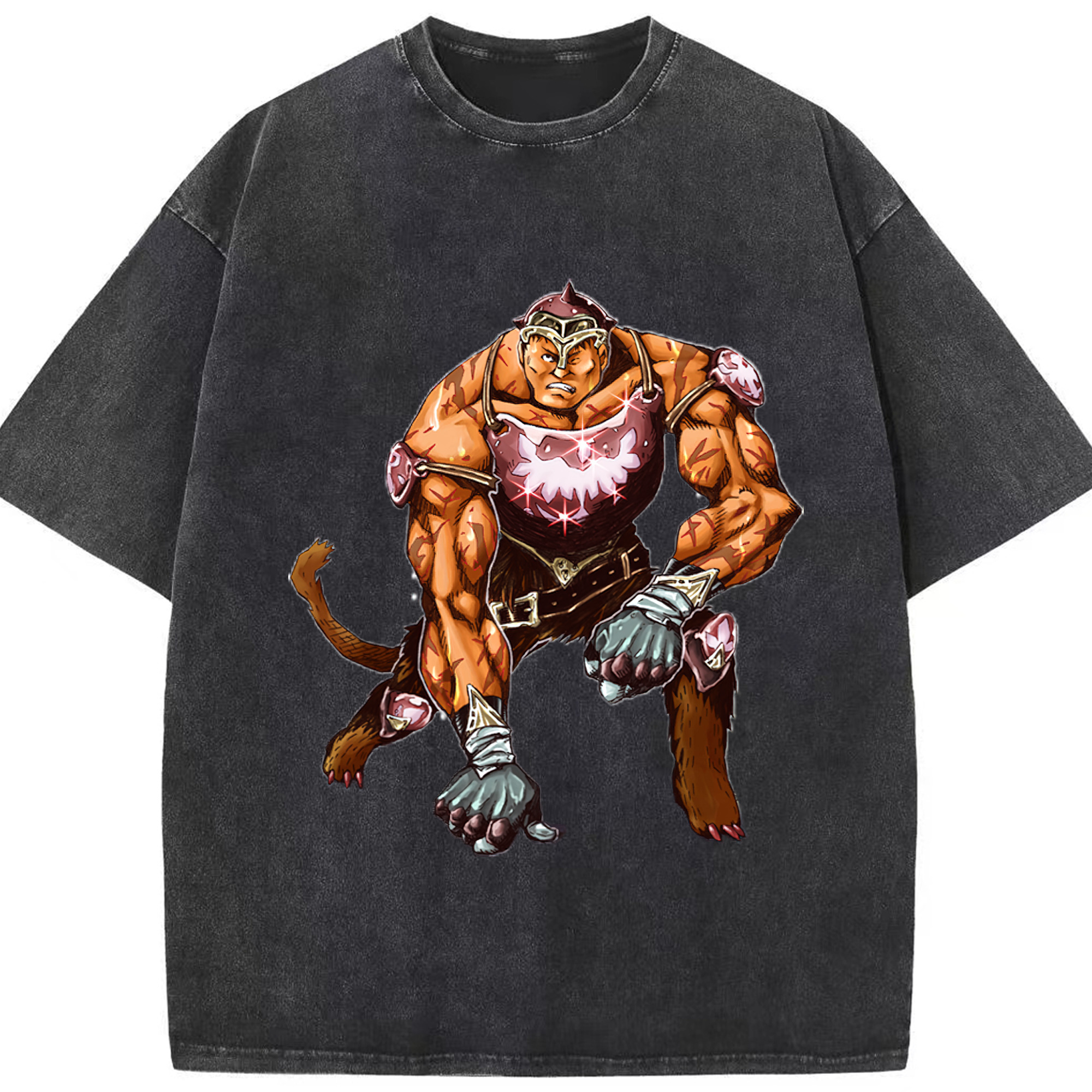 （画像用） 遊☆戯☆王 Yu-Gi-Oh! 綿100% ヴィンテージ風 半袖Tシャツ（フロントプリント）