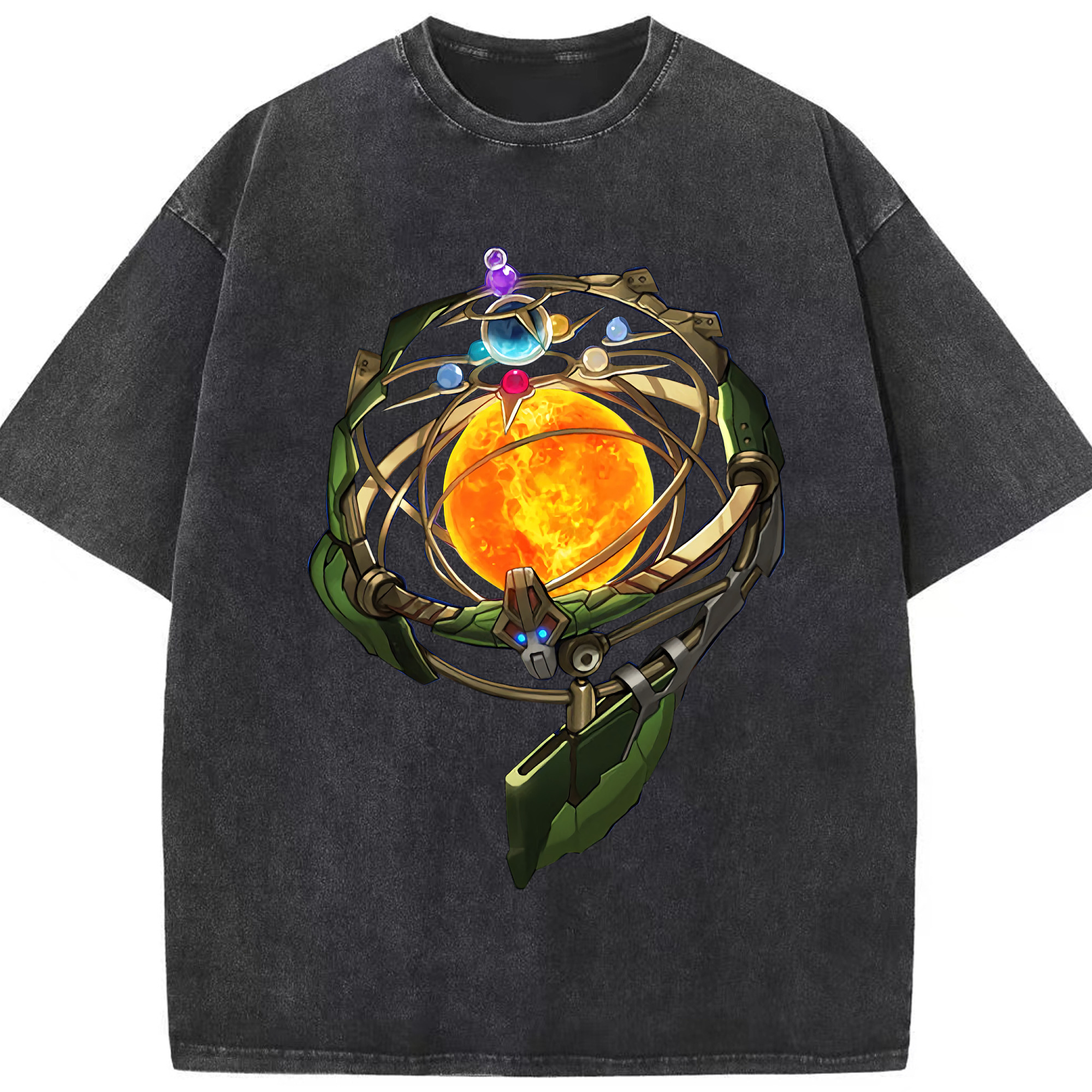（画像用） 遊☆戯☆王 Yu-Gi-Oh! 綿100% ヴィンテージ風 半袖Tシャツ（フロントプリント）