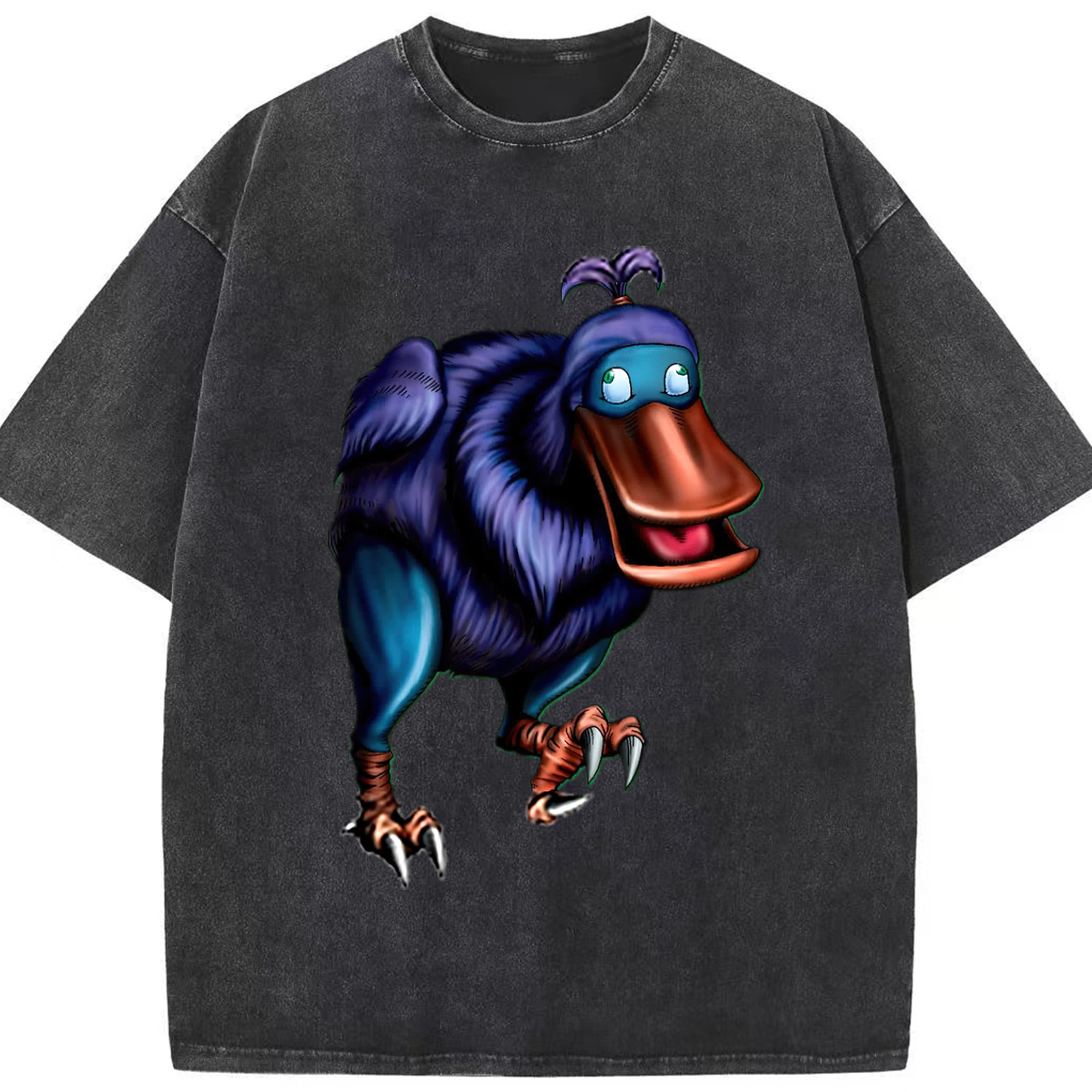 （画像用） 遊☆戯☆王 Yu-Gi-Oh! 綿100% ヴィンテージ風 半袖Tシャツ（フロントプリント）