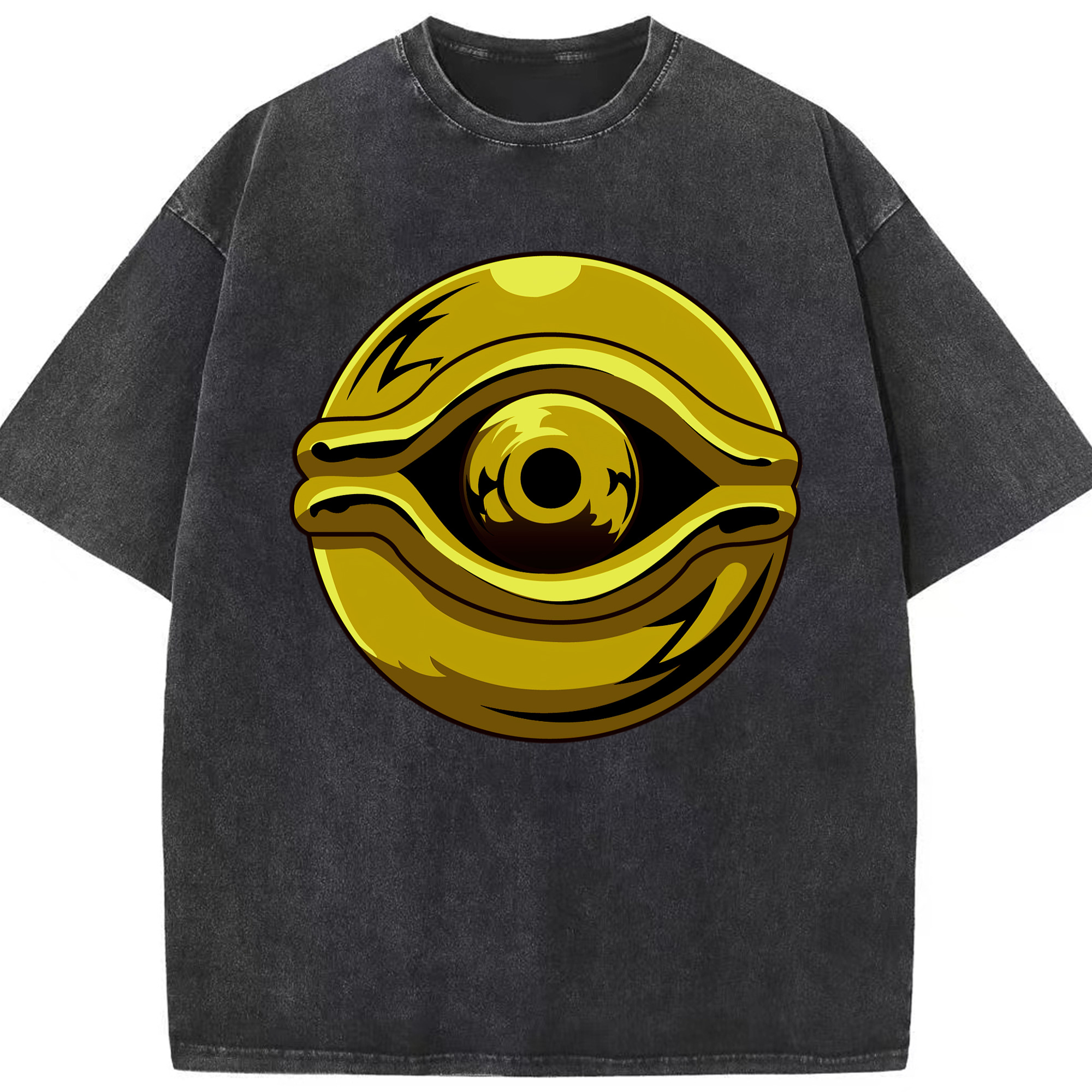 （画像用） 遊☆戯☆王 Yu-Gi-Oh! 綿100% ヴィンテージ風 半袖Tシャツ（フロントプリント）