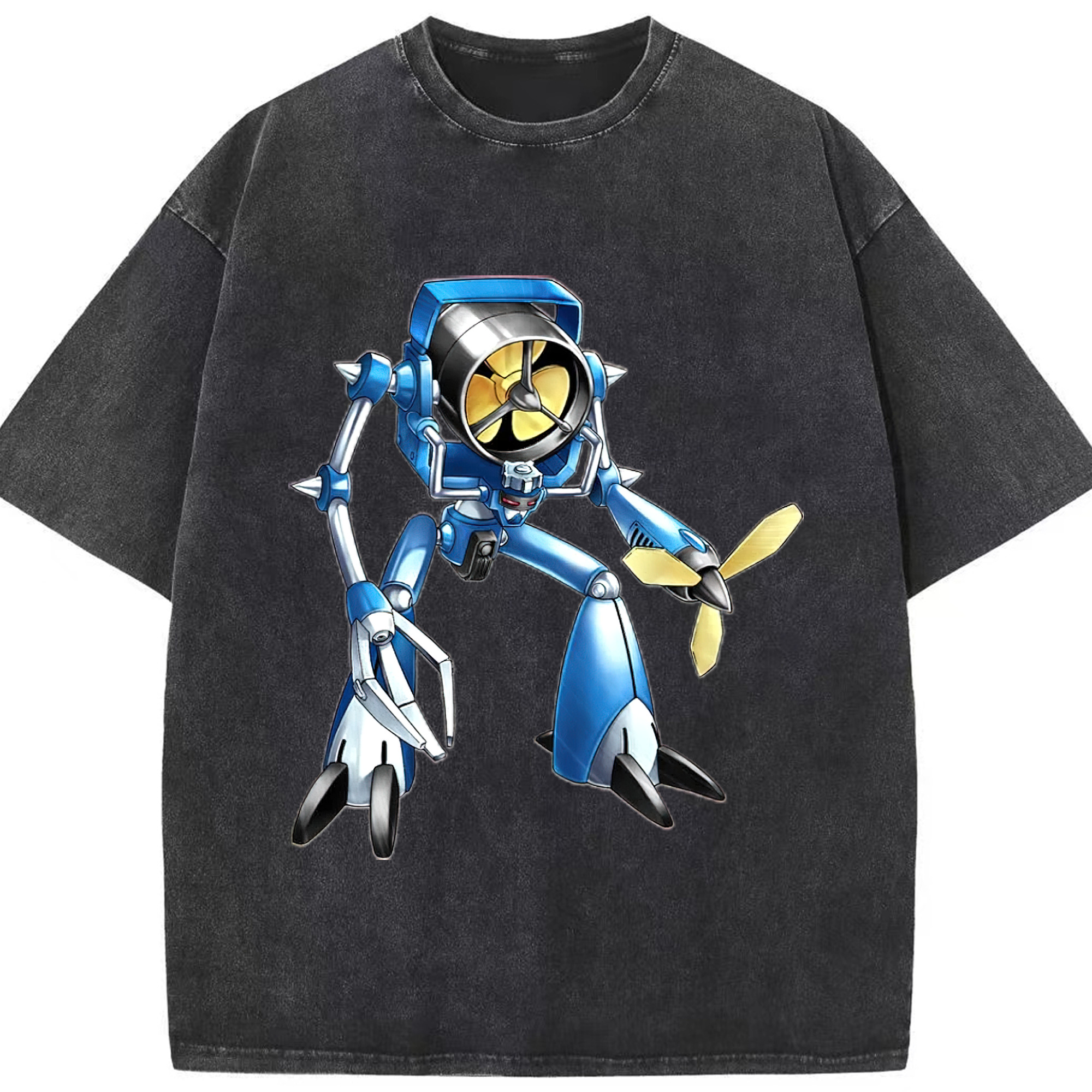 （画像用） 遊☆戯☆王 Yu-Gi-Oh! 綿100% ヴィンテージ風 半袖Tシャツ（フロントプリント）