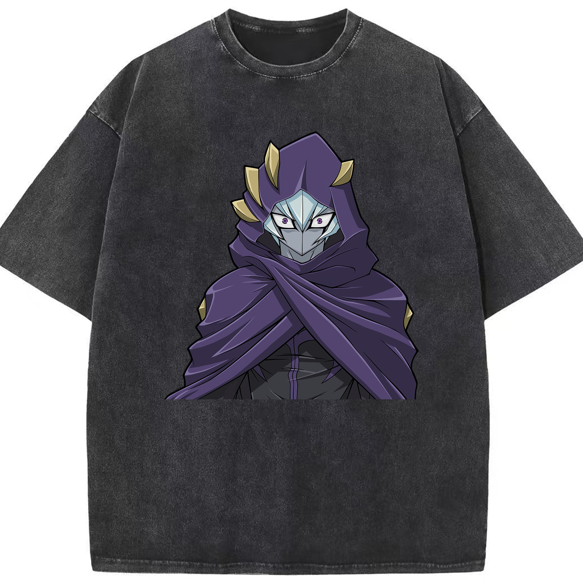 （画像用） 遊☆戯☆王 Yu-Gi-Oh! 綿100% ヴィンテージ風 半袖Tシャツ（フロントプリント）
