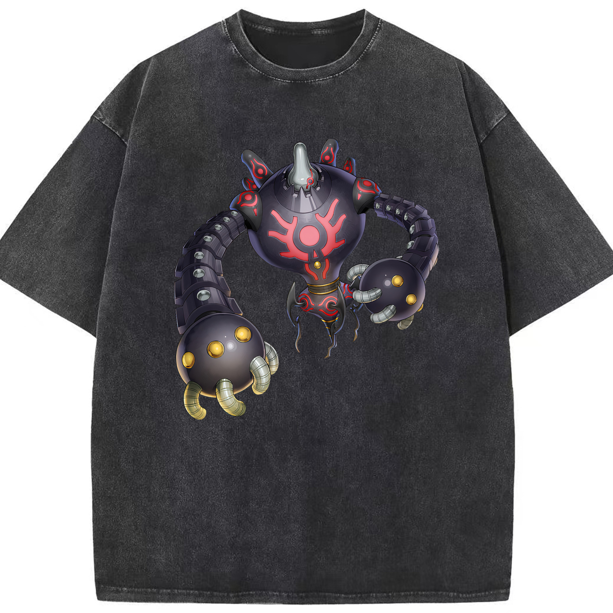 （画像用） 遊☆戯☆王 Yu-Gi-Oh! 綿100% ヴィンテージ風 半袖Tシャツ（フロントプリント）