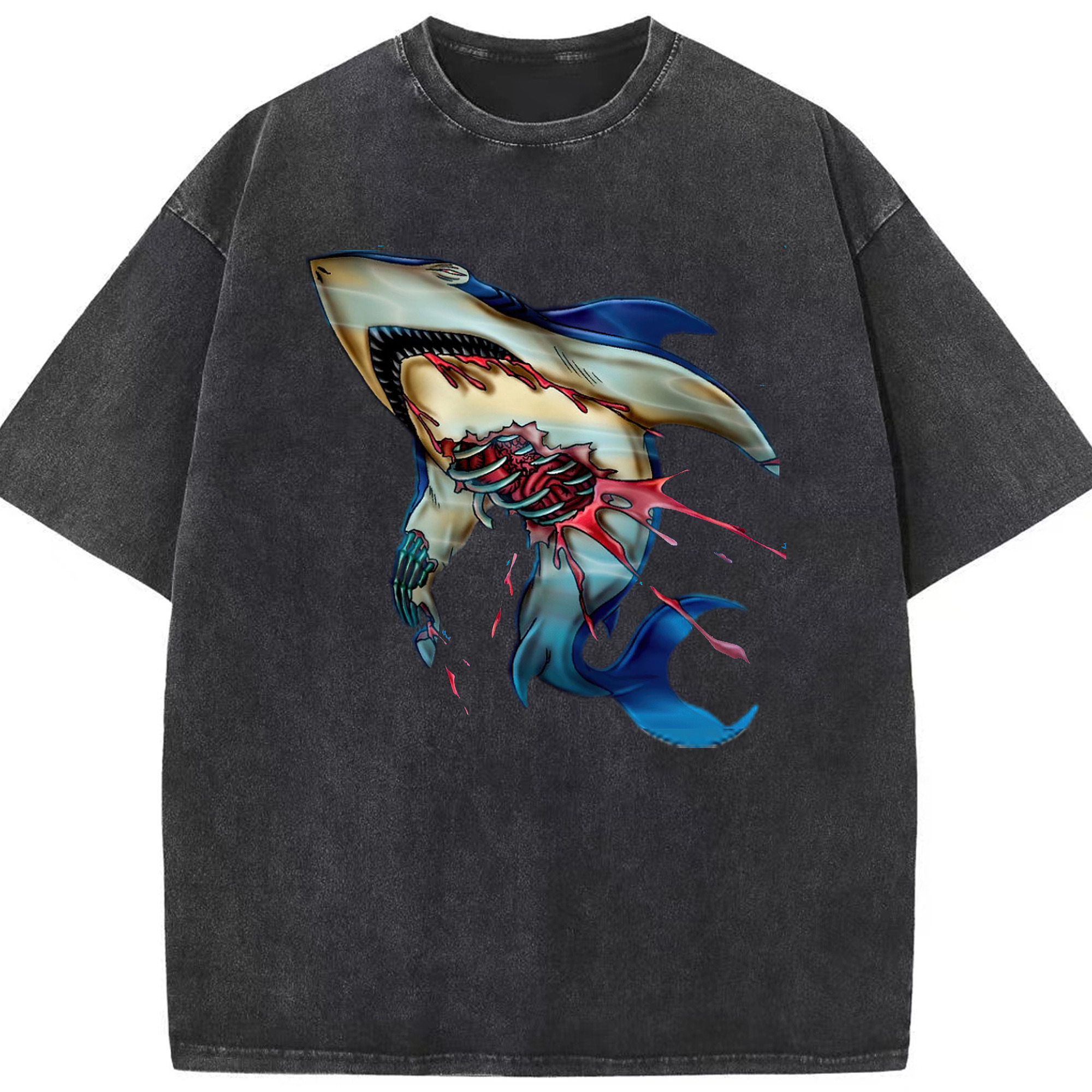 （画像用） 遊☆戯☆王 Yu-Gi-Oh! 綿100% ヴィンテージ風 半袖Tシャツ（フロントプリント）