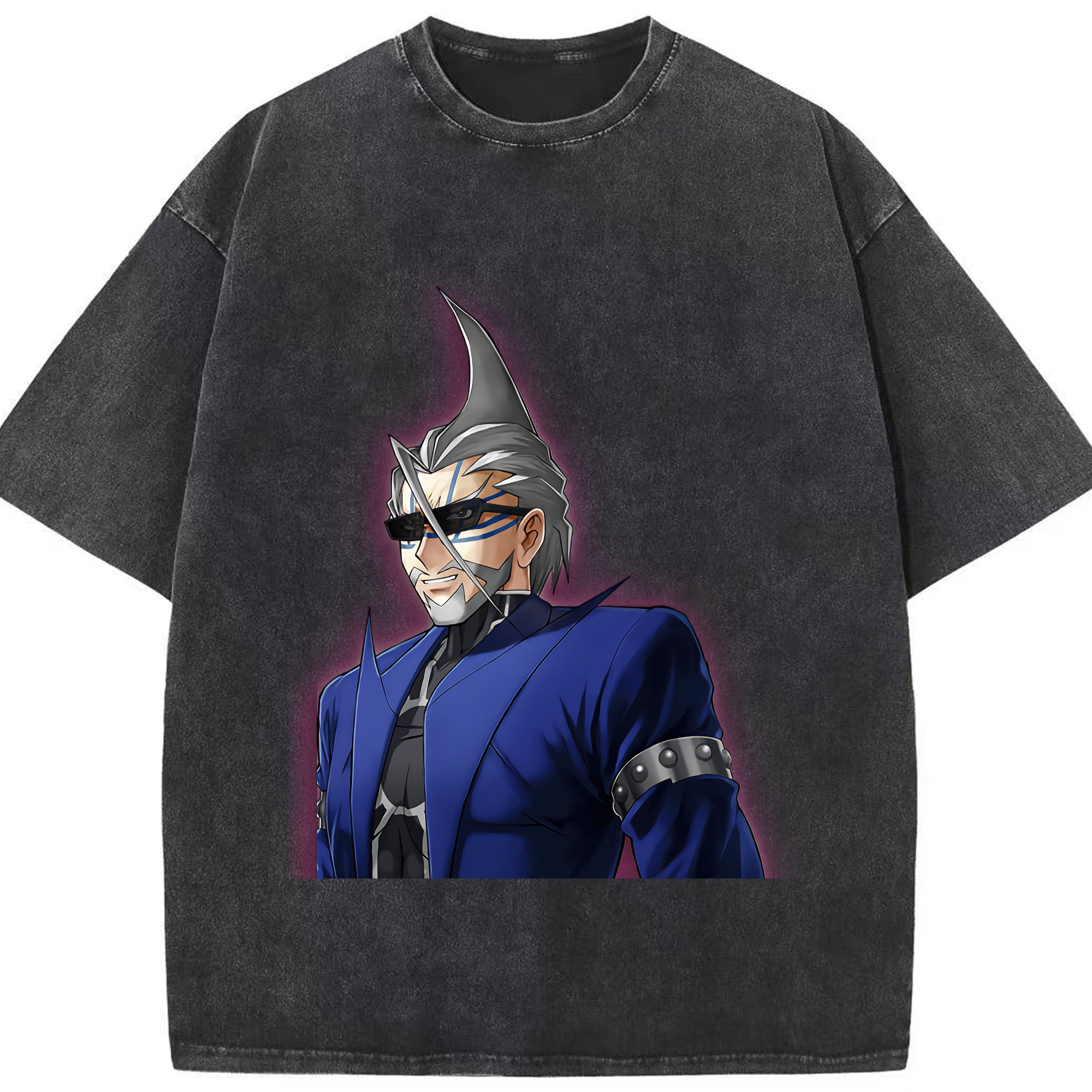 （画像用） 遊☆戯☆王 Yu-Gi-Oh! 綿100% ヴィンテージ風 半袖Tシャツ（フロントプリント）