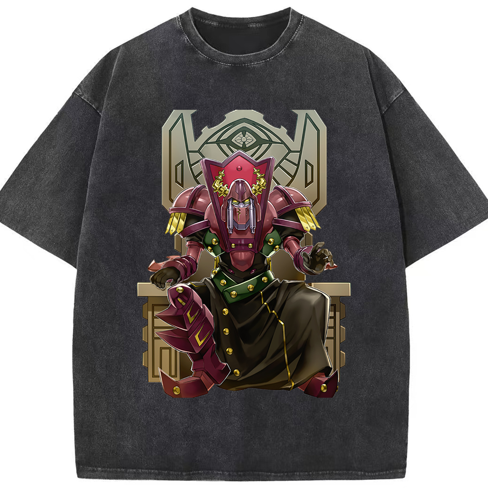 （画像用） 遊☆戯☆王 Yu-Gi-Oh! 綿100% ヴィンテージ風 半袖Tシャツ（フロントプリント）