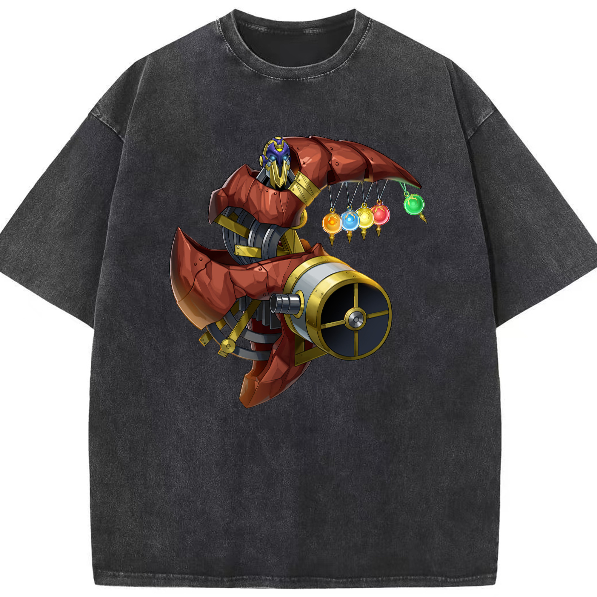 （画像用） 遊☆戯☆王 Yu-Gi-Oh! 綿100% ヴィンテージ風 半袖Tシャツ（フロントプリント）