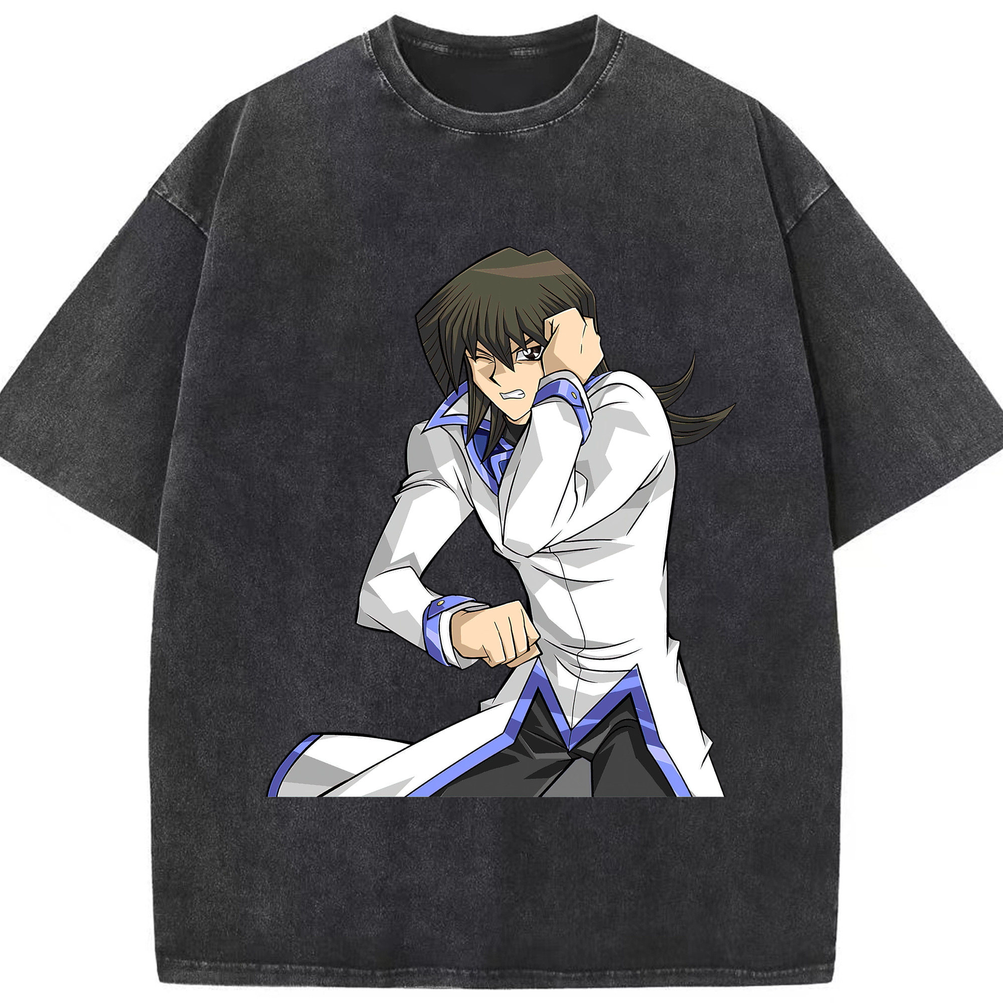 （画像用） 遊☆戯☆王 Yu-Gi-Oh! 綿100% ヴィンテージ風 半袖Tシャツ（フロントプリント）