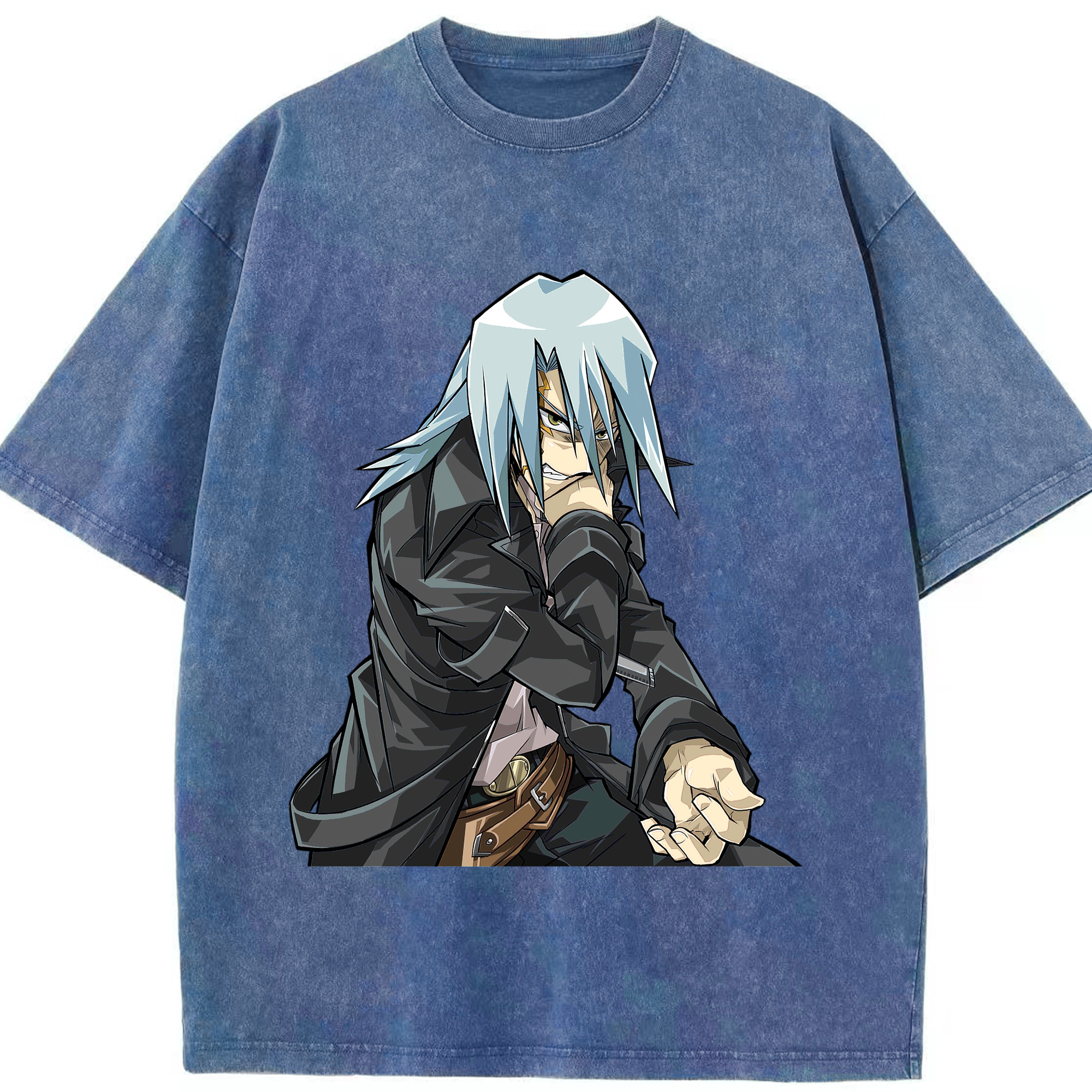 （画像用） 遊☆戯☆王 Yu-Gi-Oh! 綿100% ヴィンテージ風 半袖Tシャツ（フロントプリント）