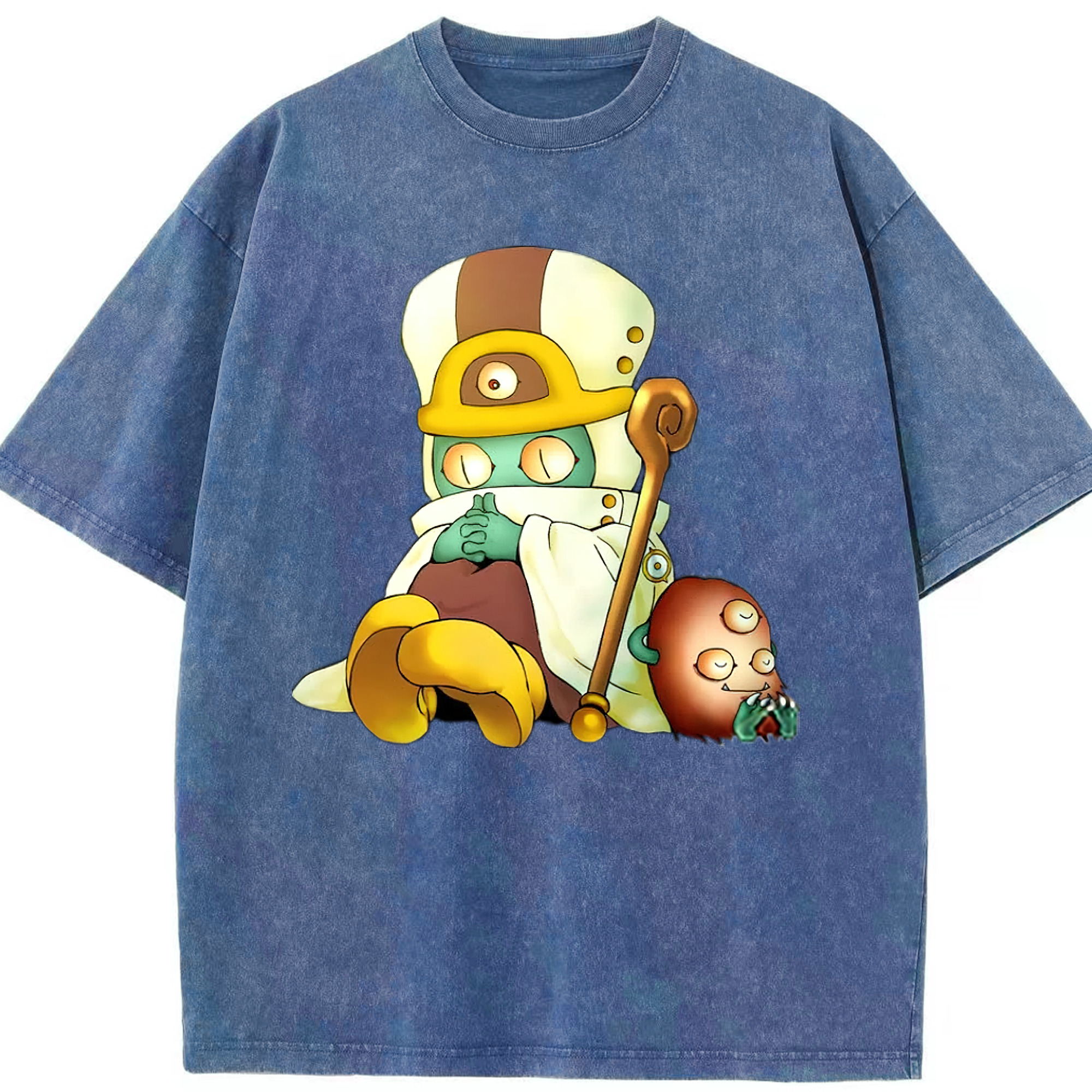 （画像用） 遊☆戯☆王 Yu-Gi-Oh! 綿100% ヴィンテージ風 半袖Tシャツ（フロントプリント）