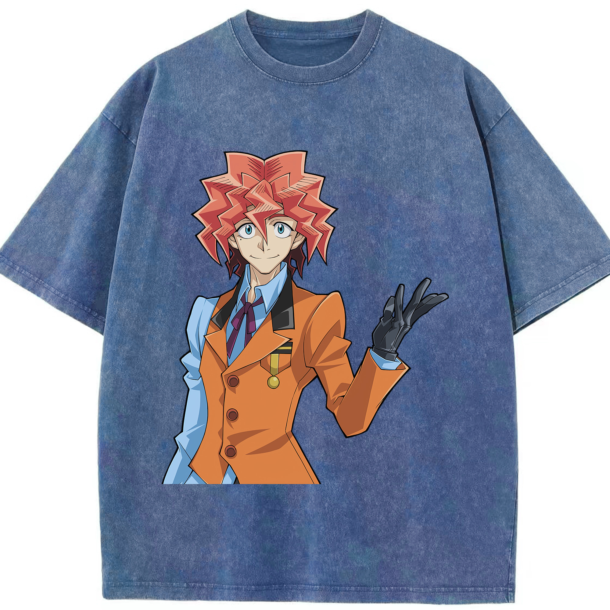 （画像用） 遊☆戯☆王 Yu-Gi-Oh! 綿100% ヴィンテージ風 半袖Tシャツ（フロントプリント）