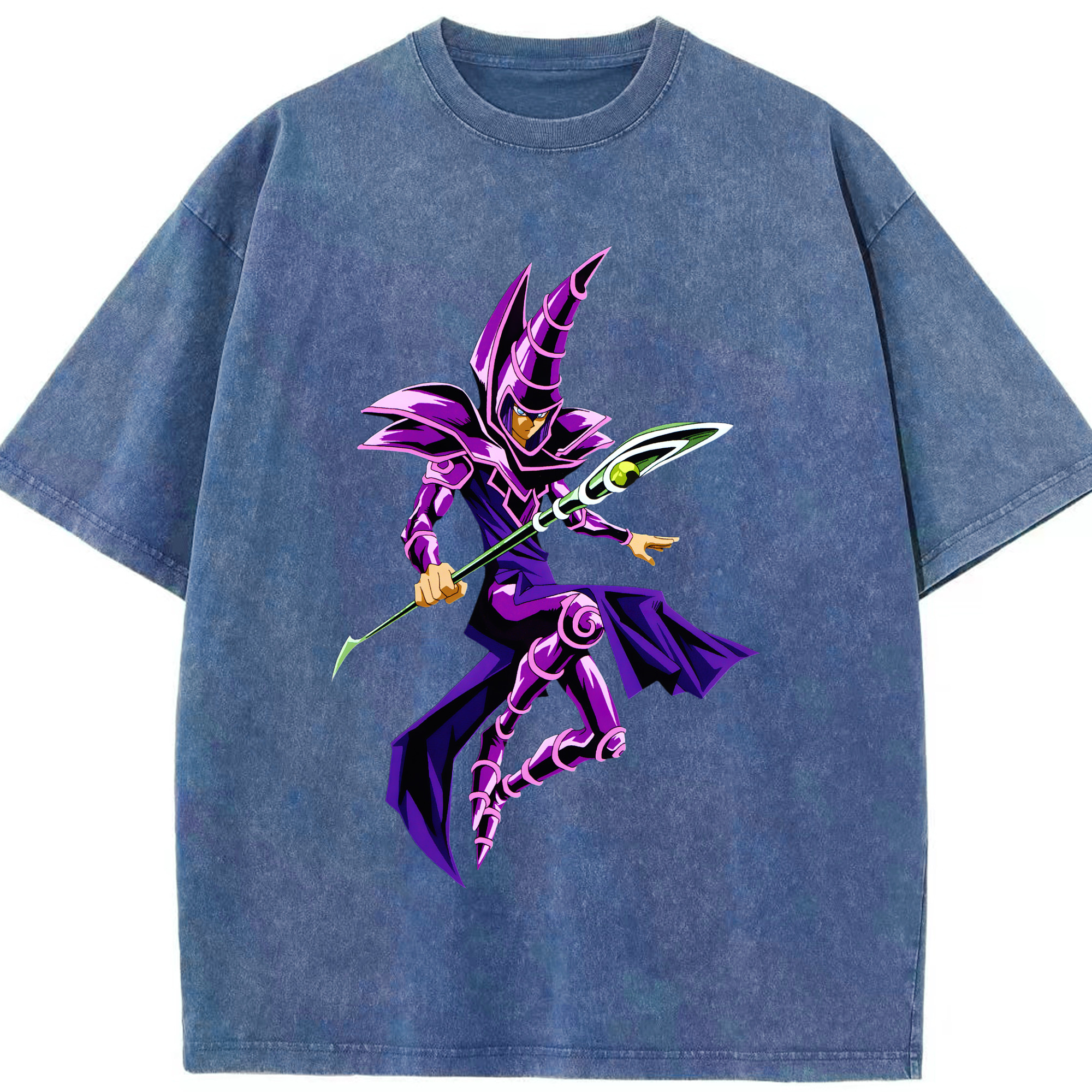 （画像用） 遊☆戯☆王 Yu-Gi-Oh! 綿100% ヴィンテージ風 半袖Tシャツ（フロントプリント）