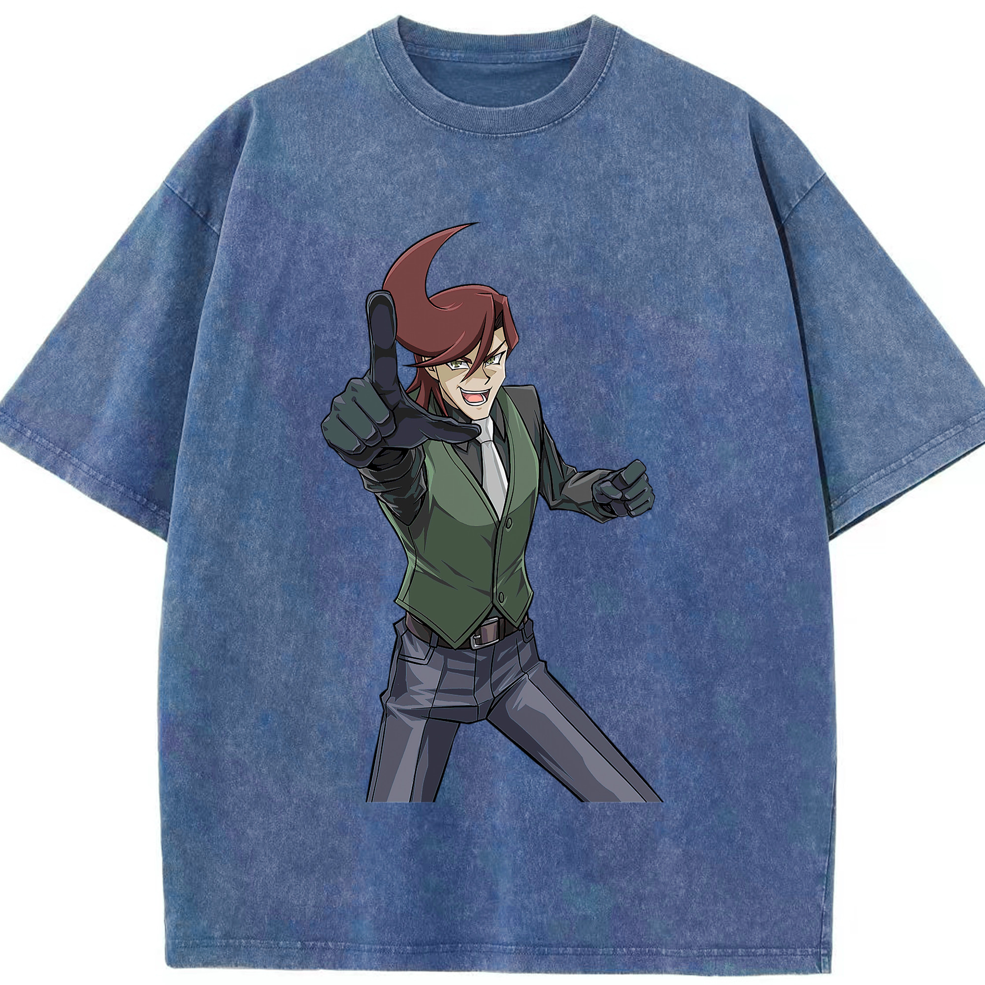 （画像用） 遊☆戯☆王 Yu-Gi-Oh! 綿100% ヴィンテージ風 半袖Tシャツ（フロントプリント）