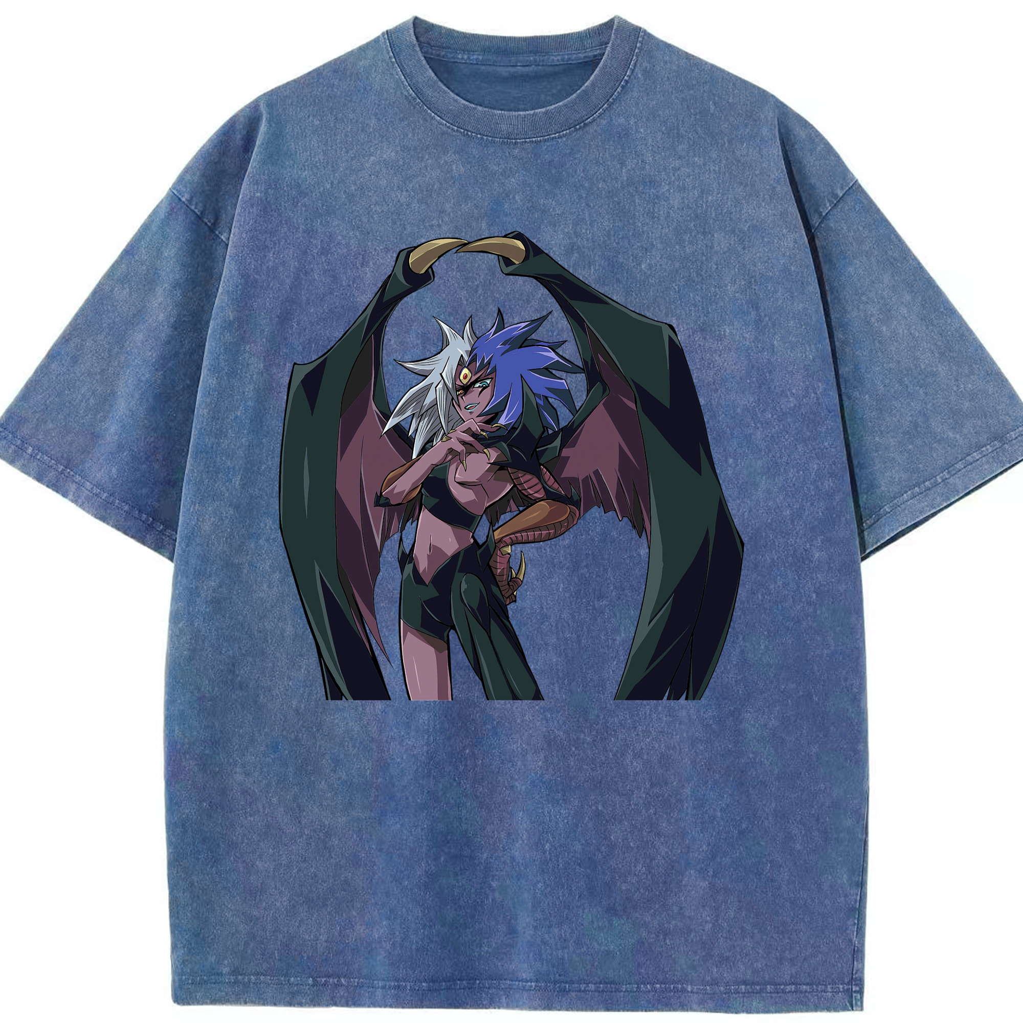 （画像用） 遊☆戯☆王 Yu-Gi-Oh! 綿100% ヴィンテージ風 半袖Tシャツ（フロントプリント）