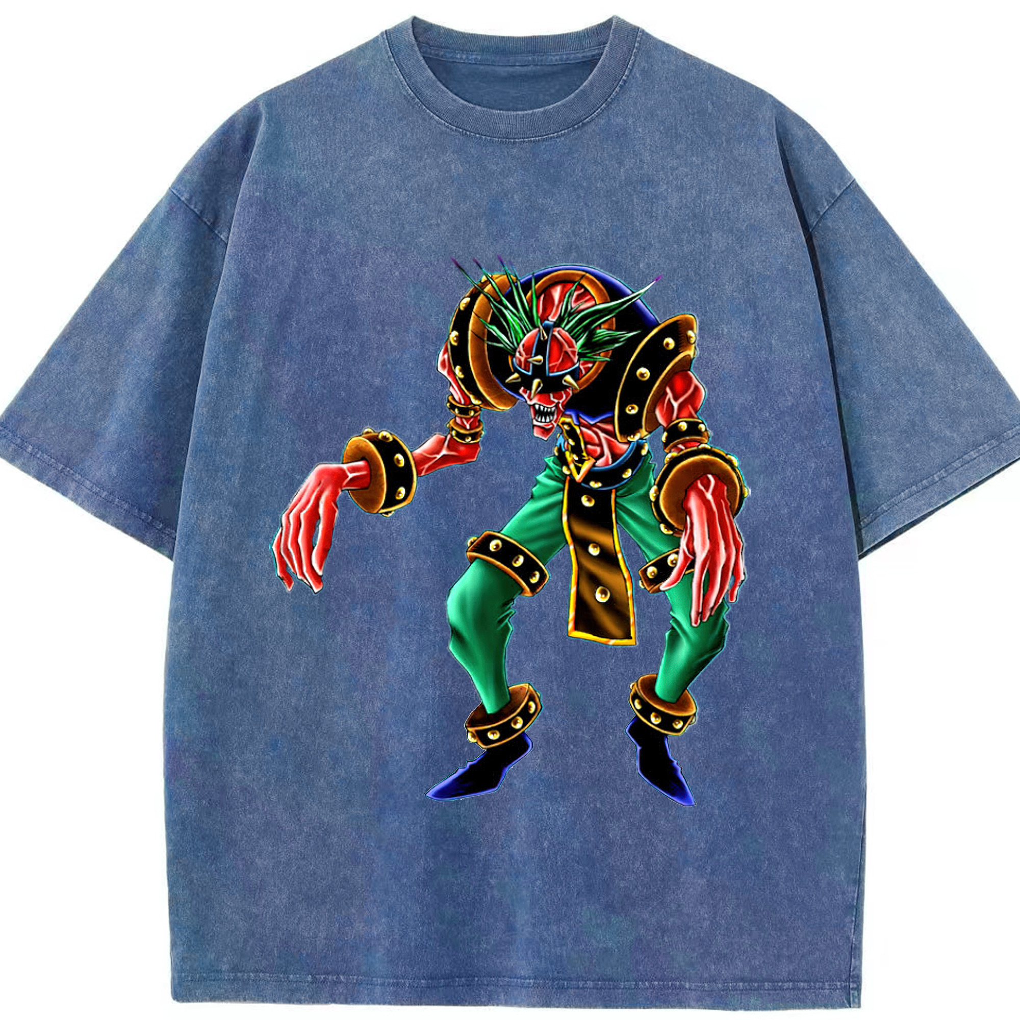 （画像用） 遊☆戯☆王 Yu-Gi-Oh! 綿100% ヴィンテージ風 半袖Tシャツ（フロントプリント）