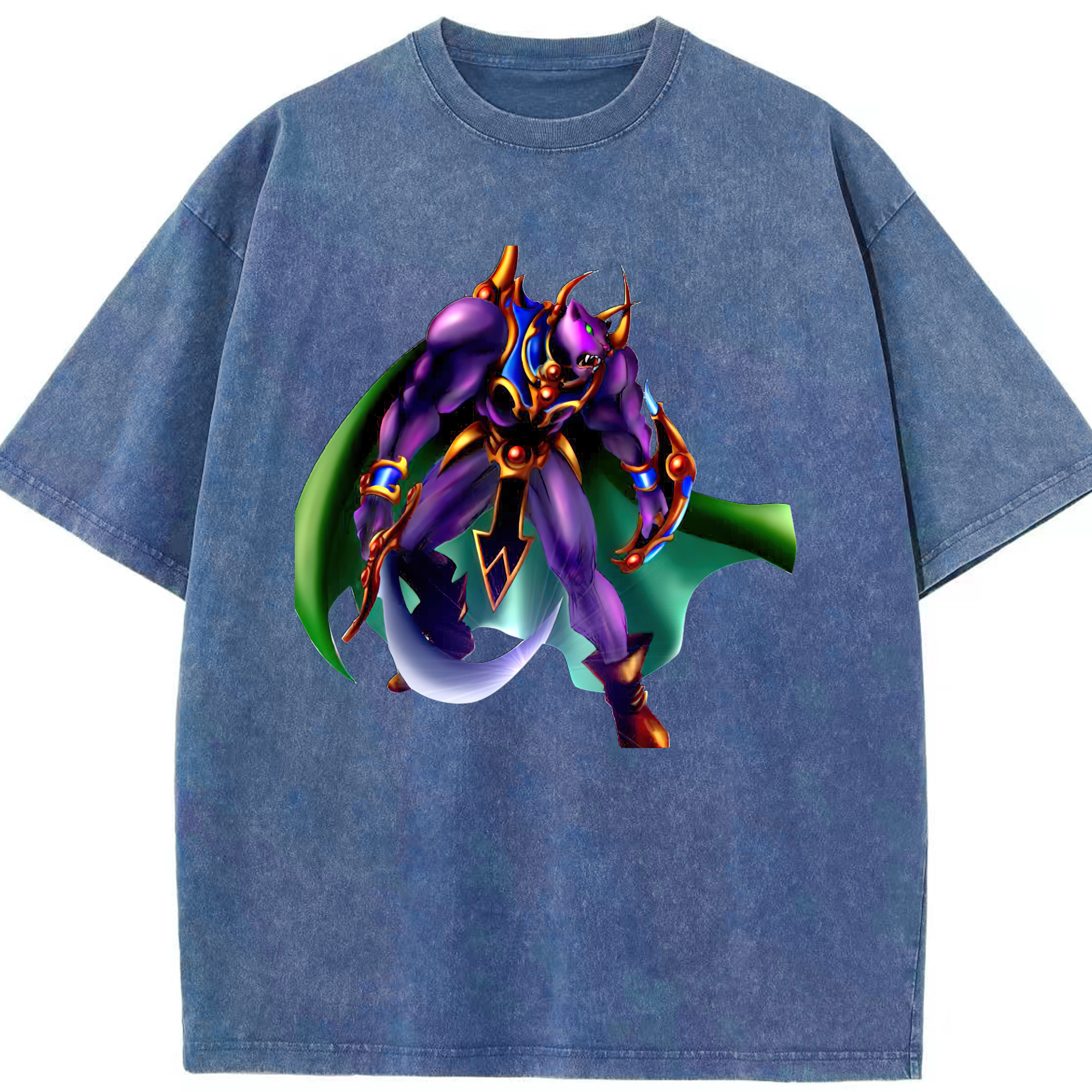 （画像用） 遊☆戯☆王 Yu-Gi-Oh! 綿100% ヴィンテージ風 半袖Tシャツ（フロントプリント）