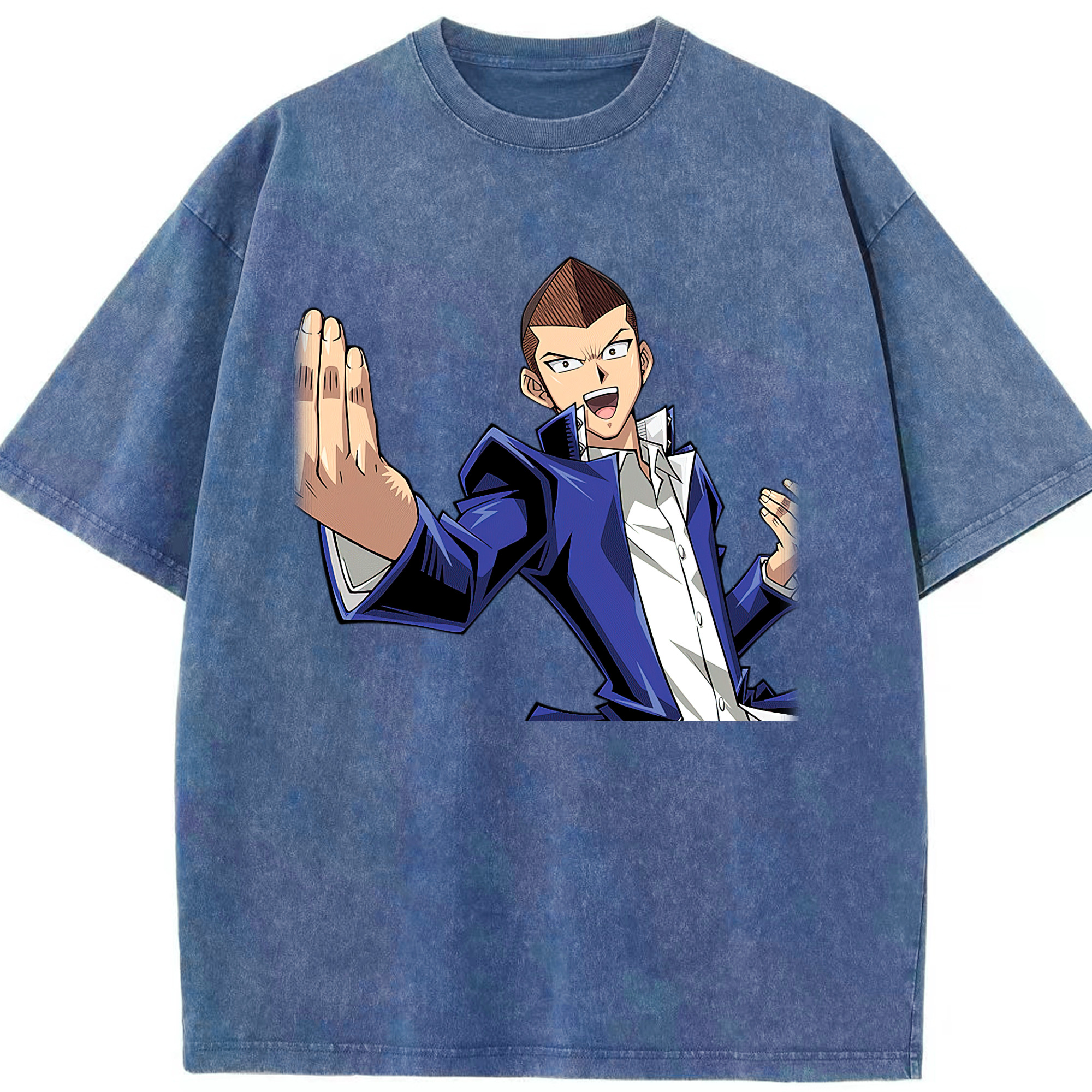 （画像用） 遊☆戯☆王 Yu-Gi-Oh! 綿100% ヴィンテージ風 半袖Tシャツ（フロントプリント）