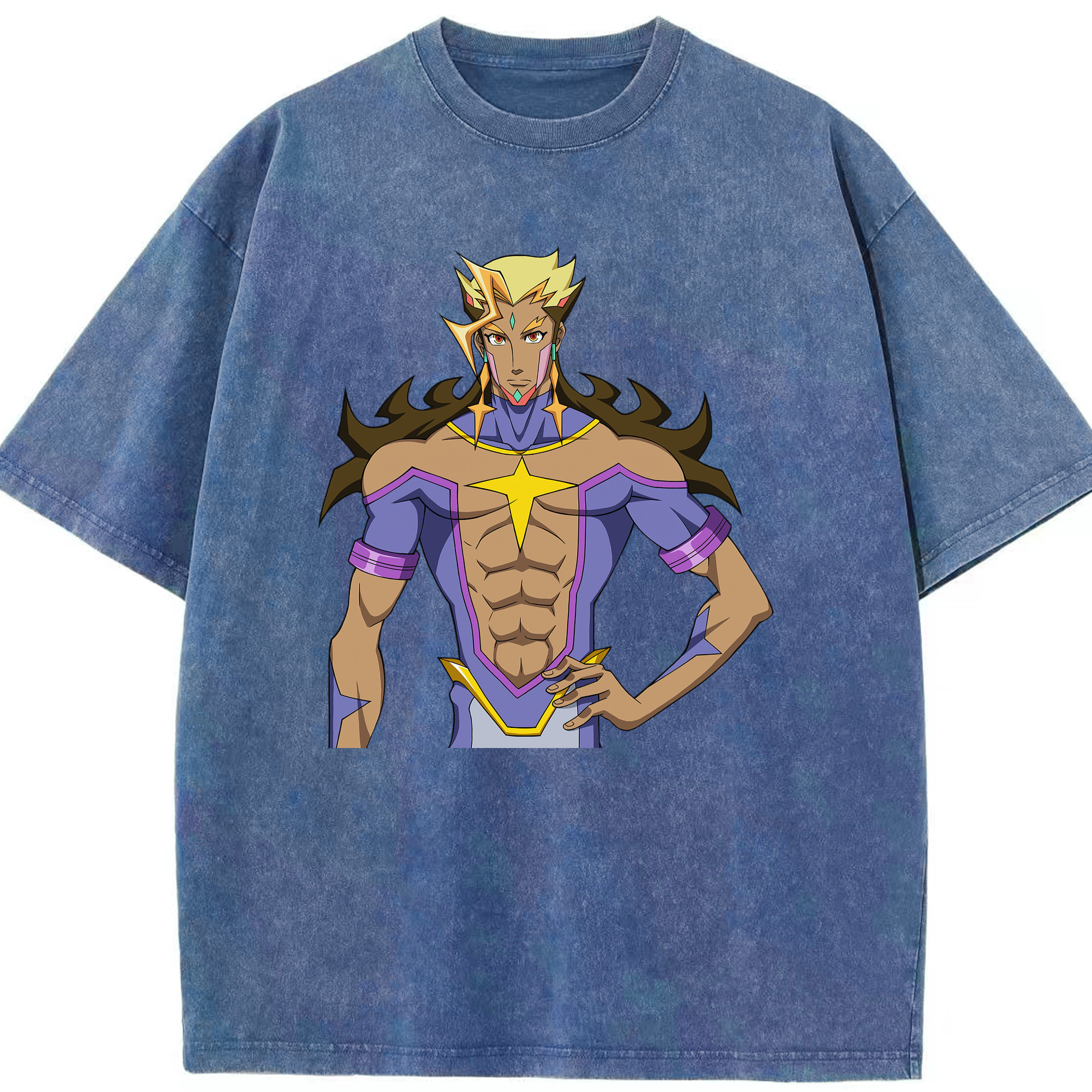 （画像用） 遊☆戯☆王 Yu-Gi-Oh! 綿100% ヴィンテージ風 半袖Tシャツ（フロントプリント）