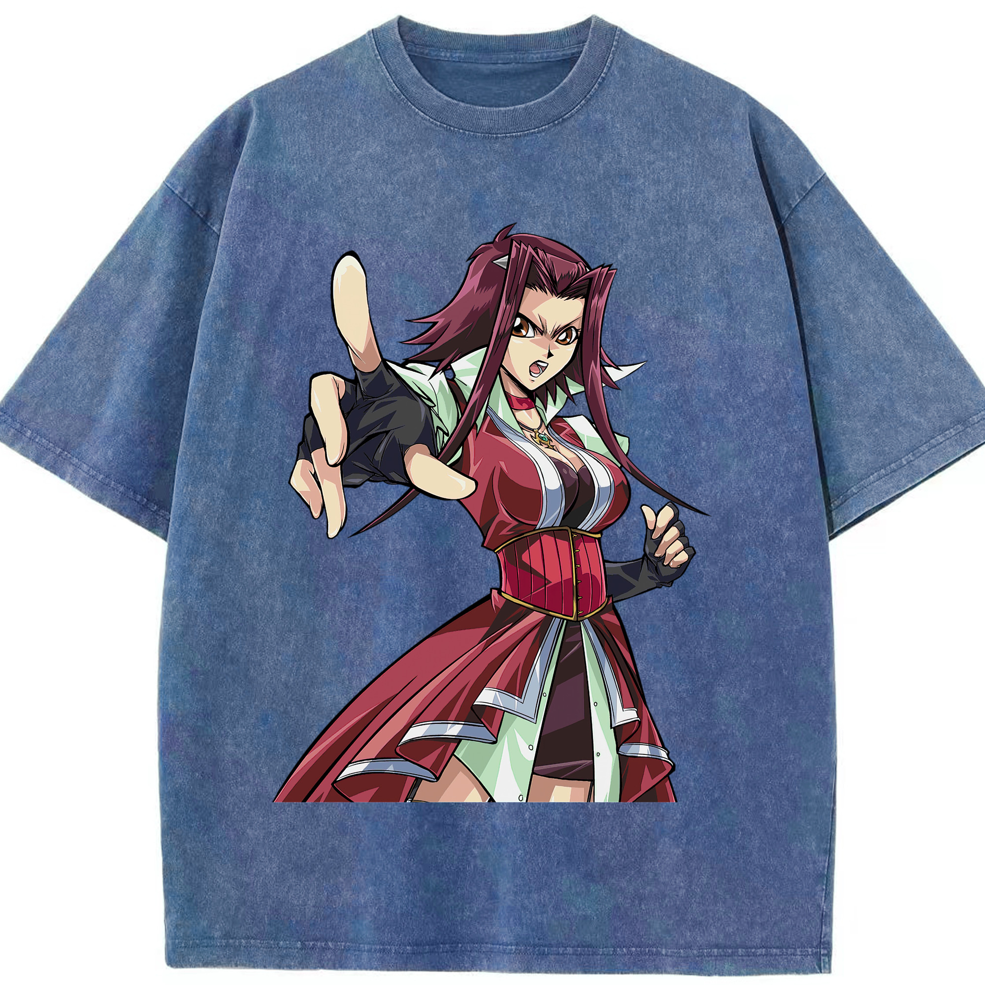 （画像用） 遊☆戯☆王 Yu-Gi-Oh! 綿100% ヴィンテージ風 半袖Tシャツ（フロントプリント）
