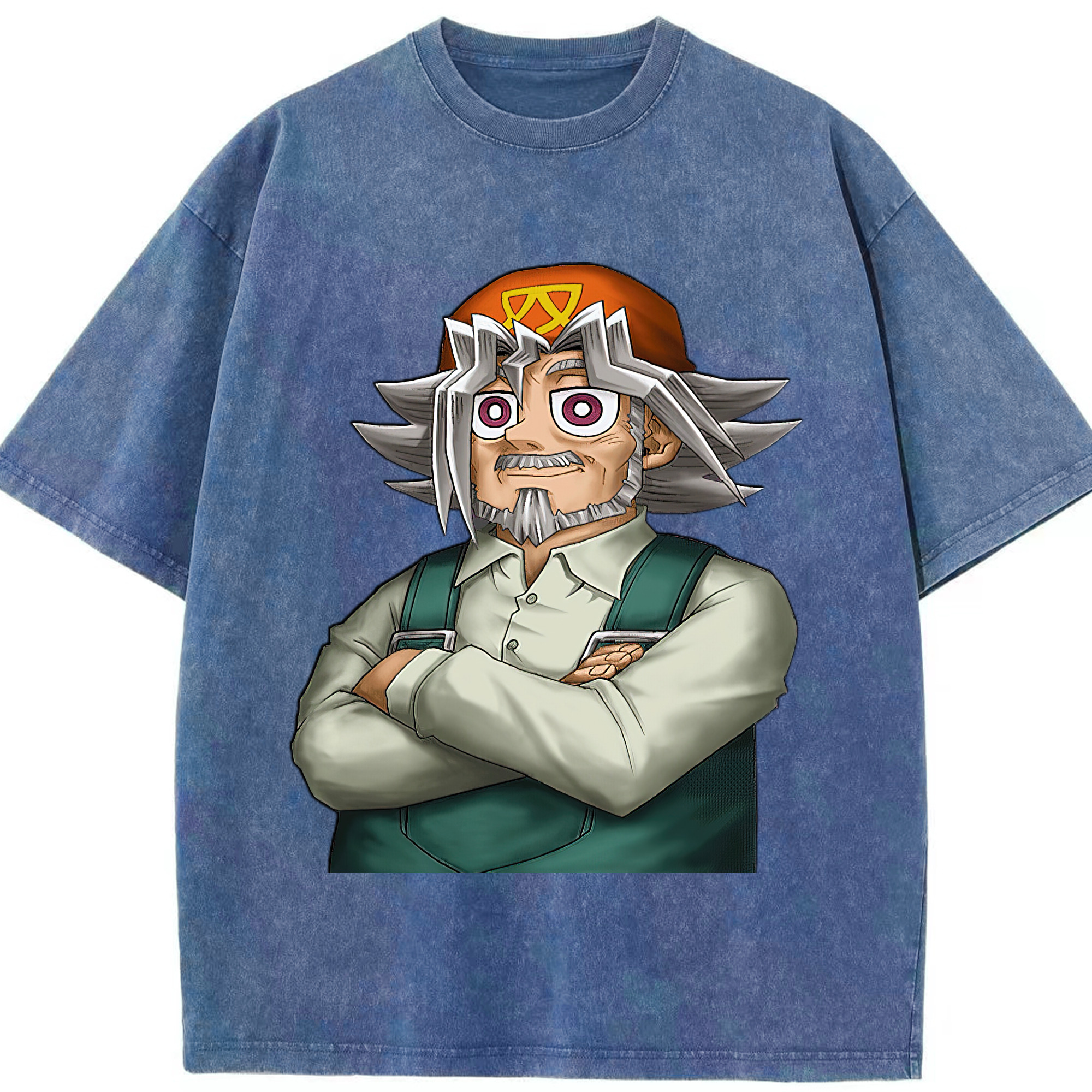（画像用） 遊☆戯☆王 Yu-Gi-Oh! 綿100% ヴィンテージ風 半袖Tシャツ（フロントプリント）