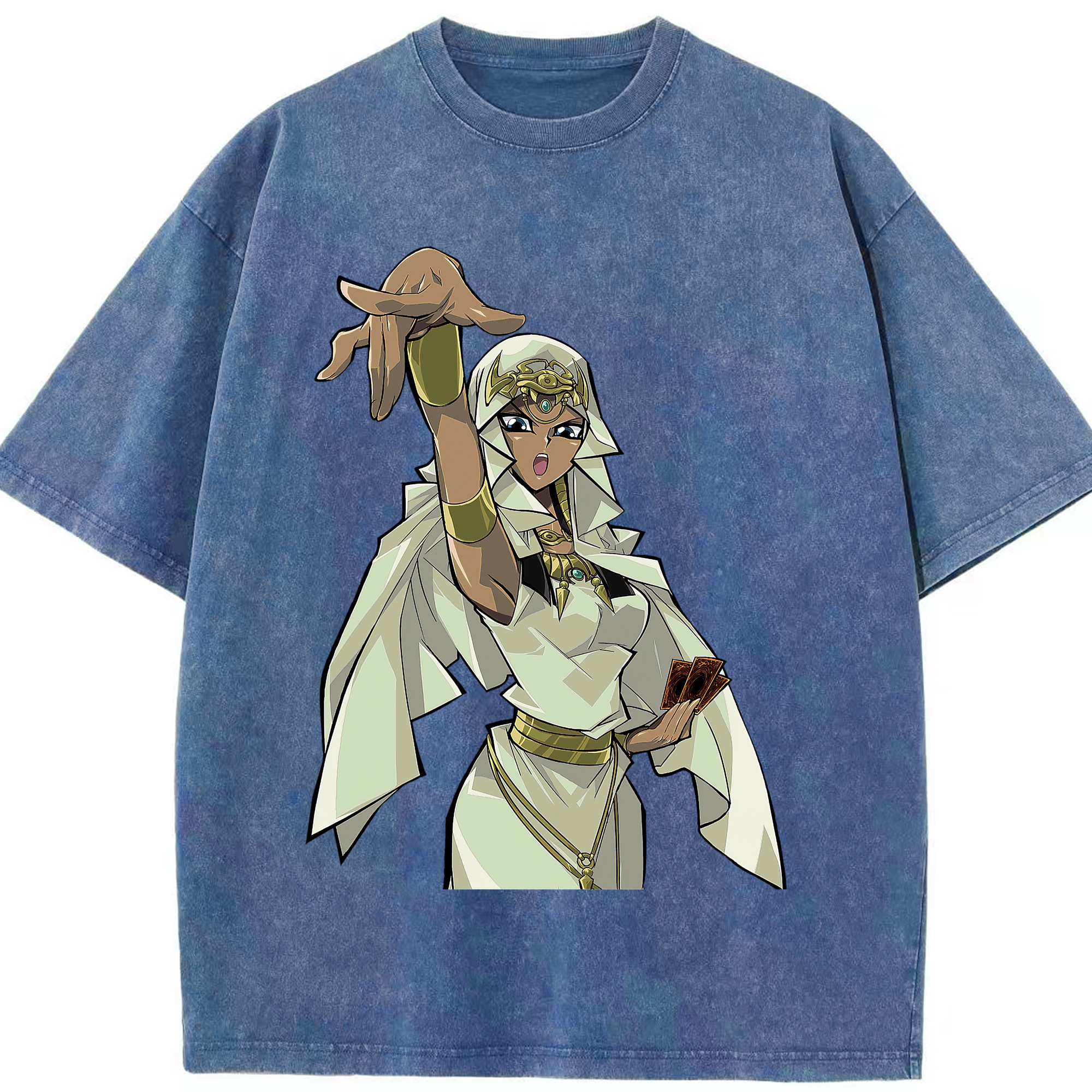 （画像用） 遊☆戯☆王 Yu-Gi-Oh! 綿100% ヴィンテージ風 半袖Tシャツ（フロントプリント）