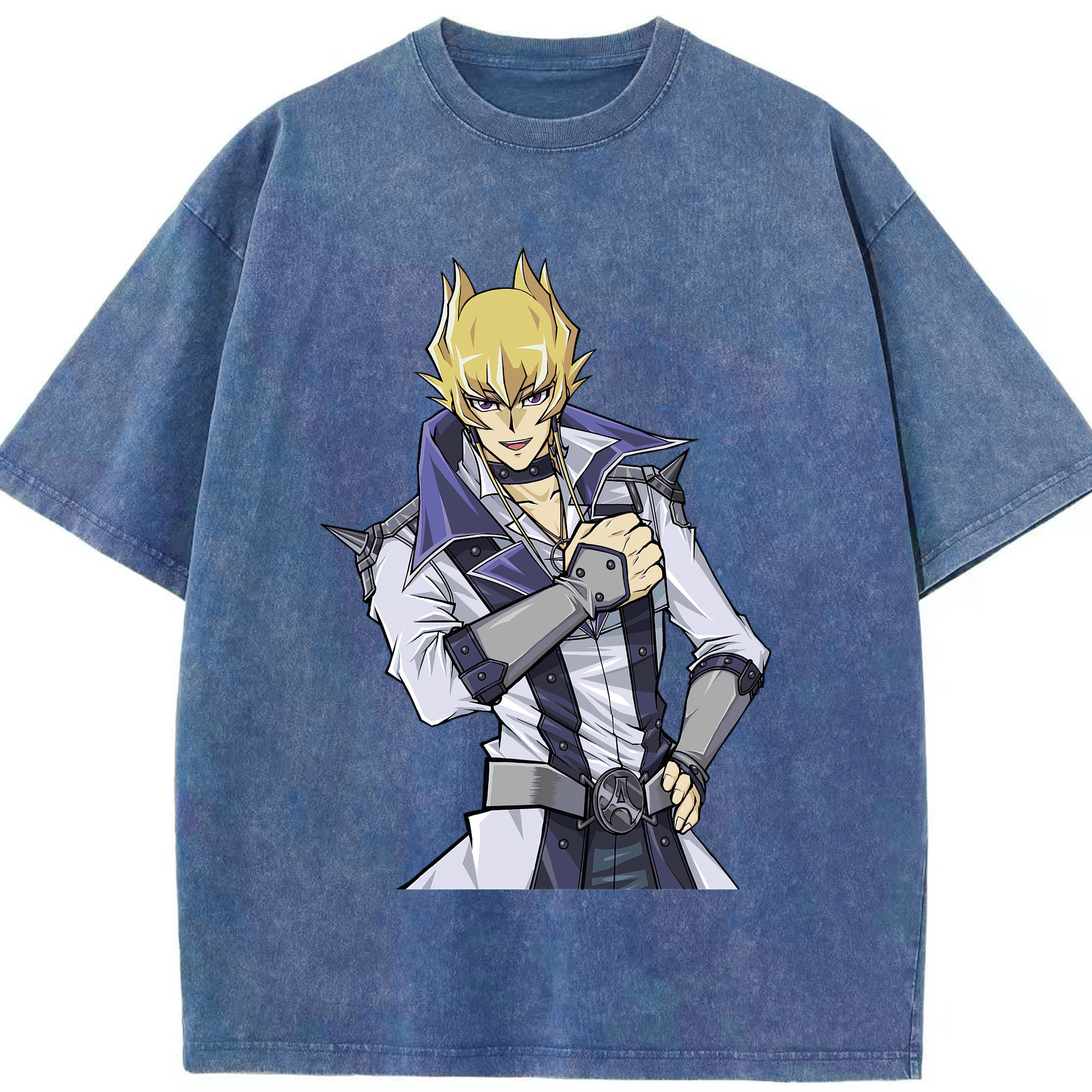 （画像用） 遊☆戯☆王 Yu-Gi-Oh! 綿100% ヴィンテージ風 半袖Tシャツ（フロントプリント）