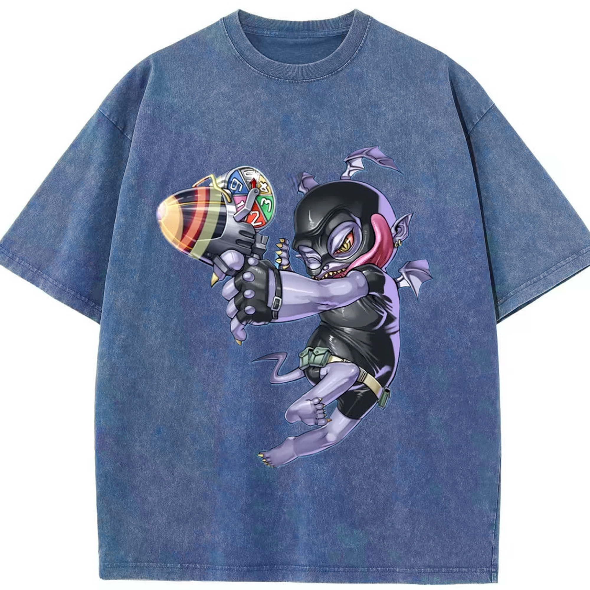 （画像用） 遊☆戯☆王 Yu-Gi-Oh! 綿100% ヴィンテージ風 半袖Tシャツ（フロントプリント）