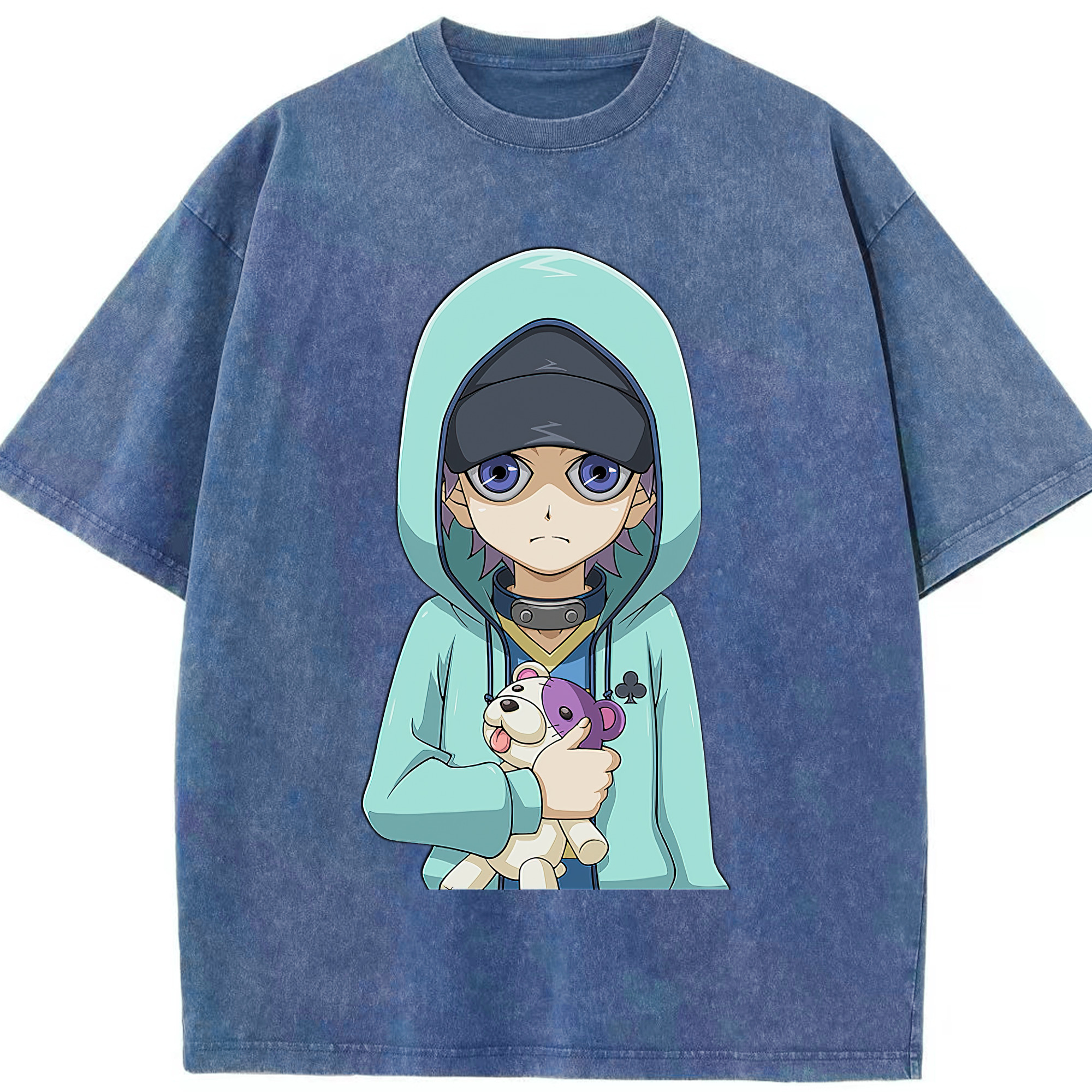 （画像用） 遊☆戯☆王 Yu-Gi-Oh! 綿100% ヴィンテージ風 半袖Tシャツ（フロントプリント）