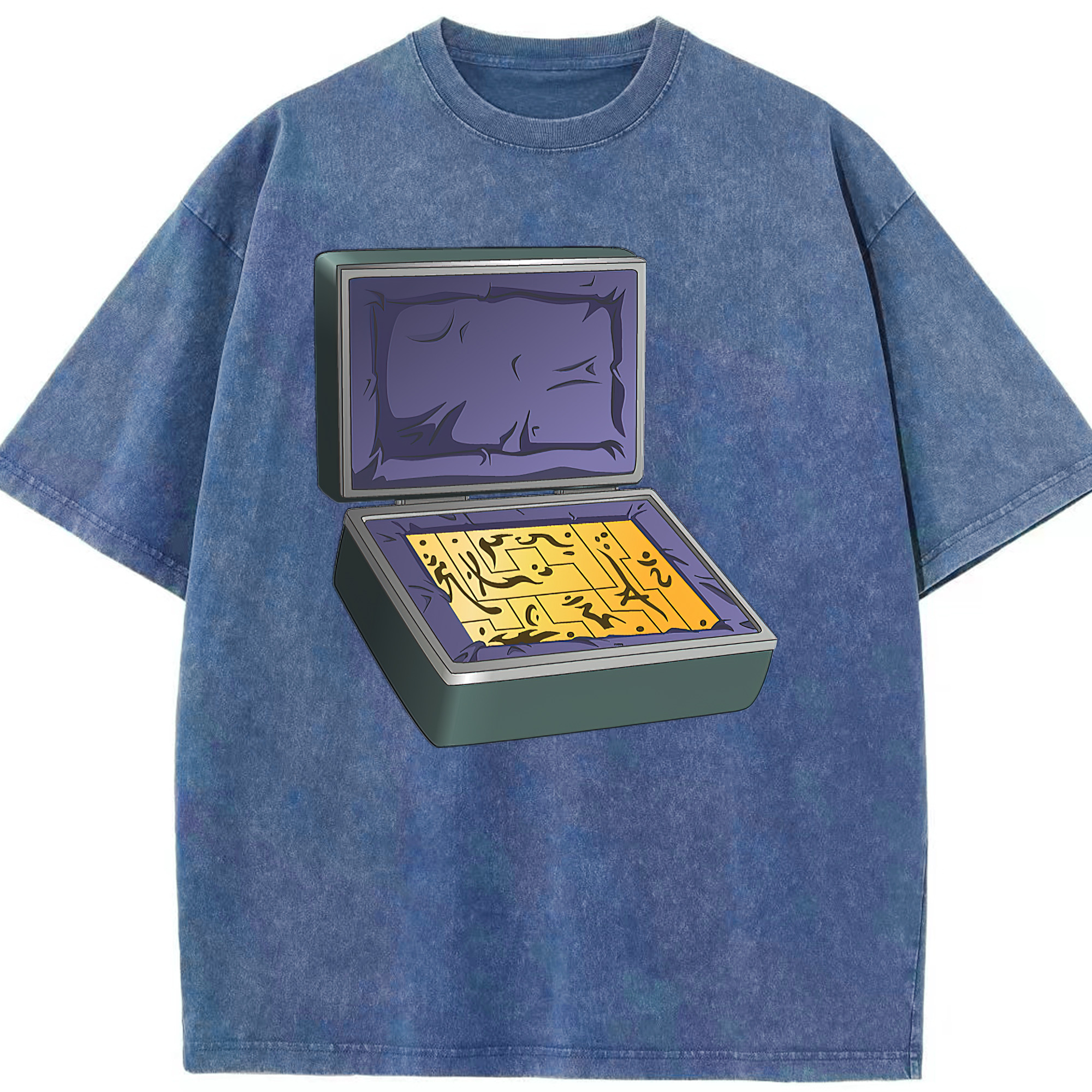 （画像用） 遊☆戯☆王 Yu-Gi-Oh! 綿100% ヴィンテージ風 半袖Tシャツ（フロントプリント）