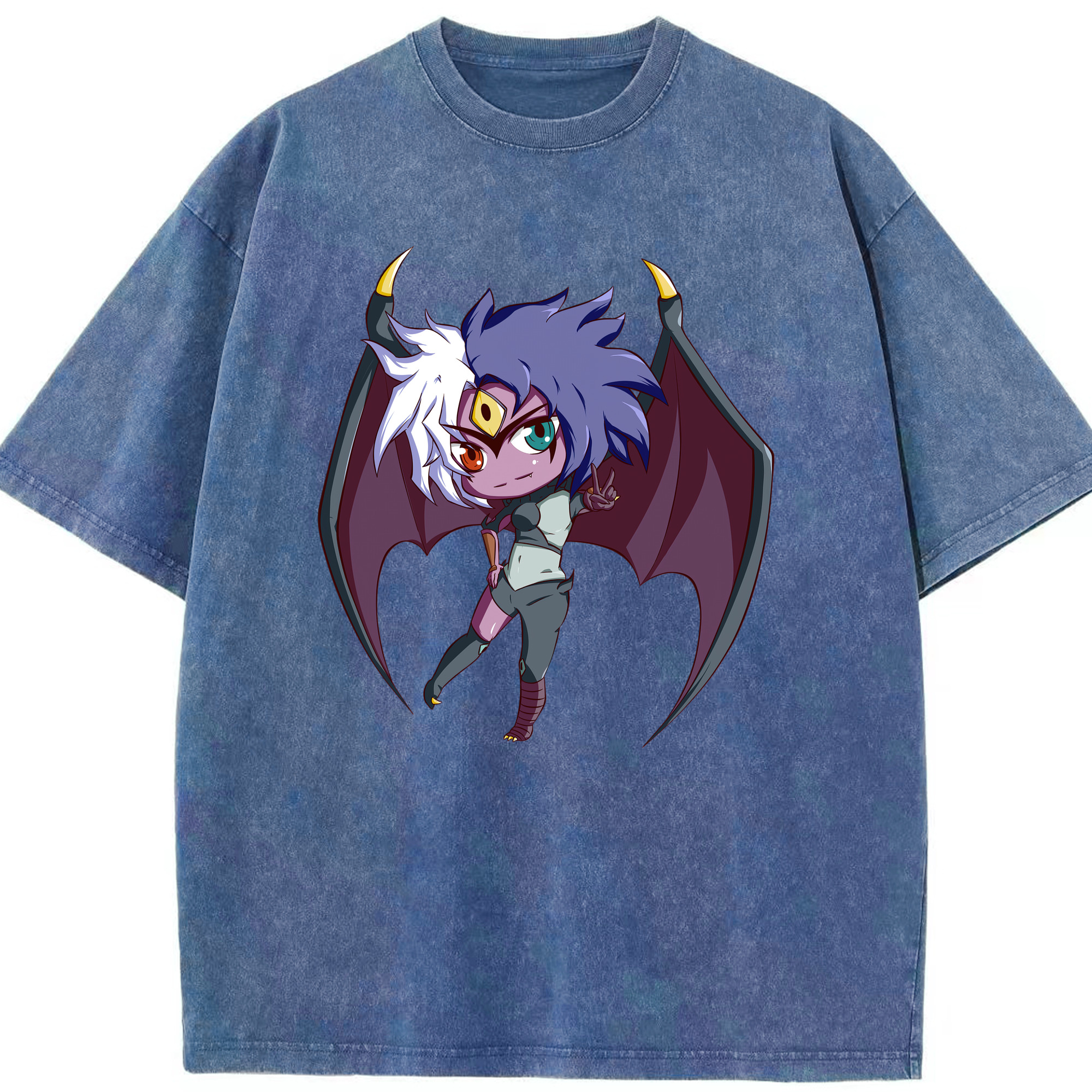 （画像用） 遊☆戯☆王 Yu-Gi-Oh! 綿100% ヴィンテージ風 半袖Tシャツ（フロントプリント）