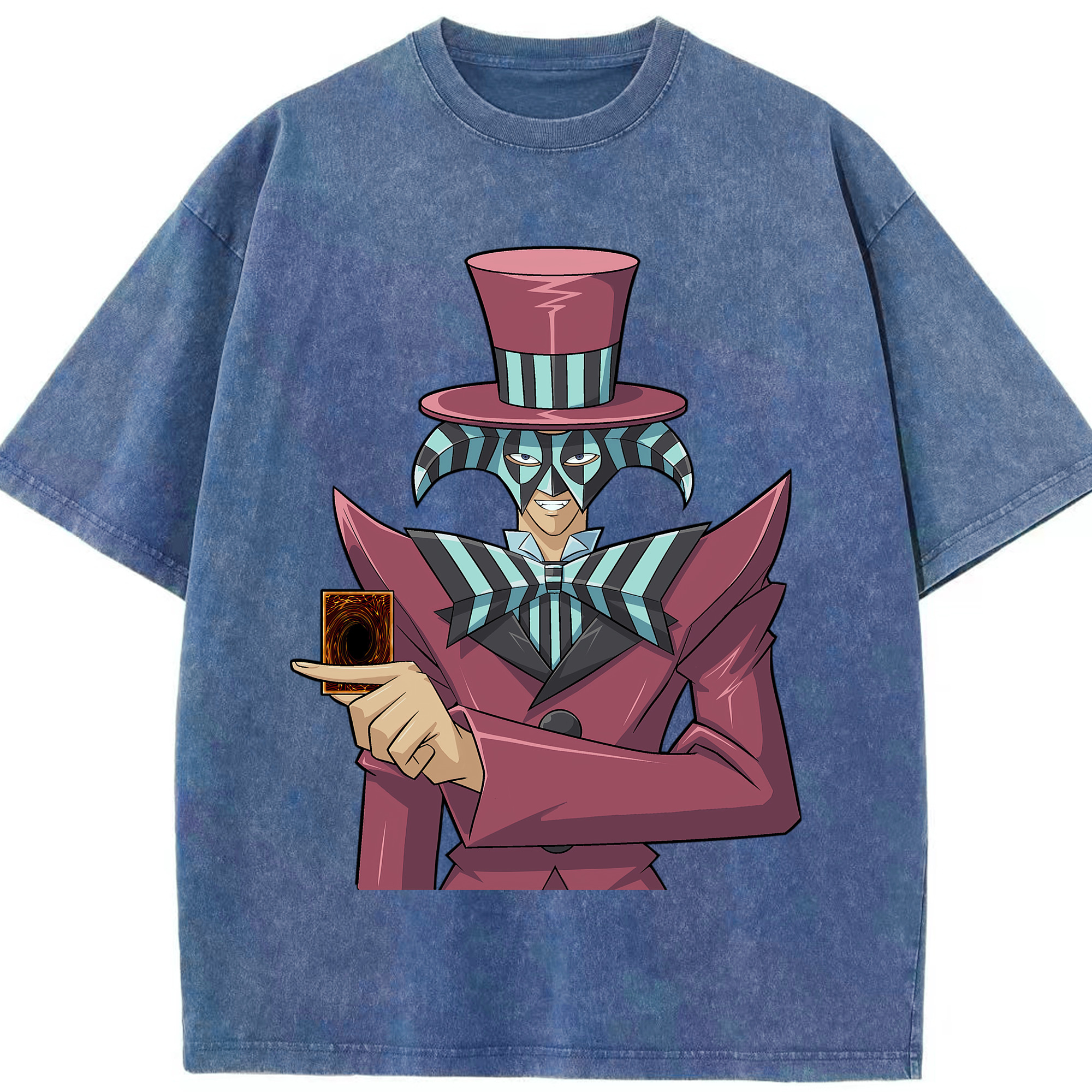 （画像用） 遊☆戯☆王 Yu-Gi-Oh! 綿100% ヴィンテージ風 半袖Tシャツ（フロントプリント）