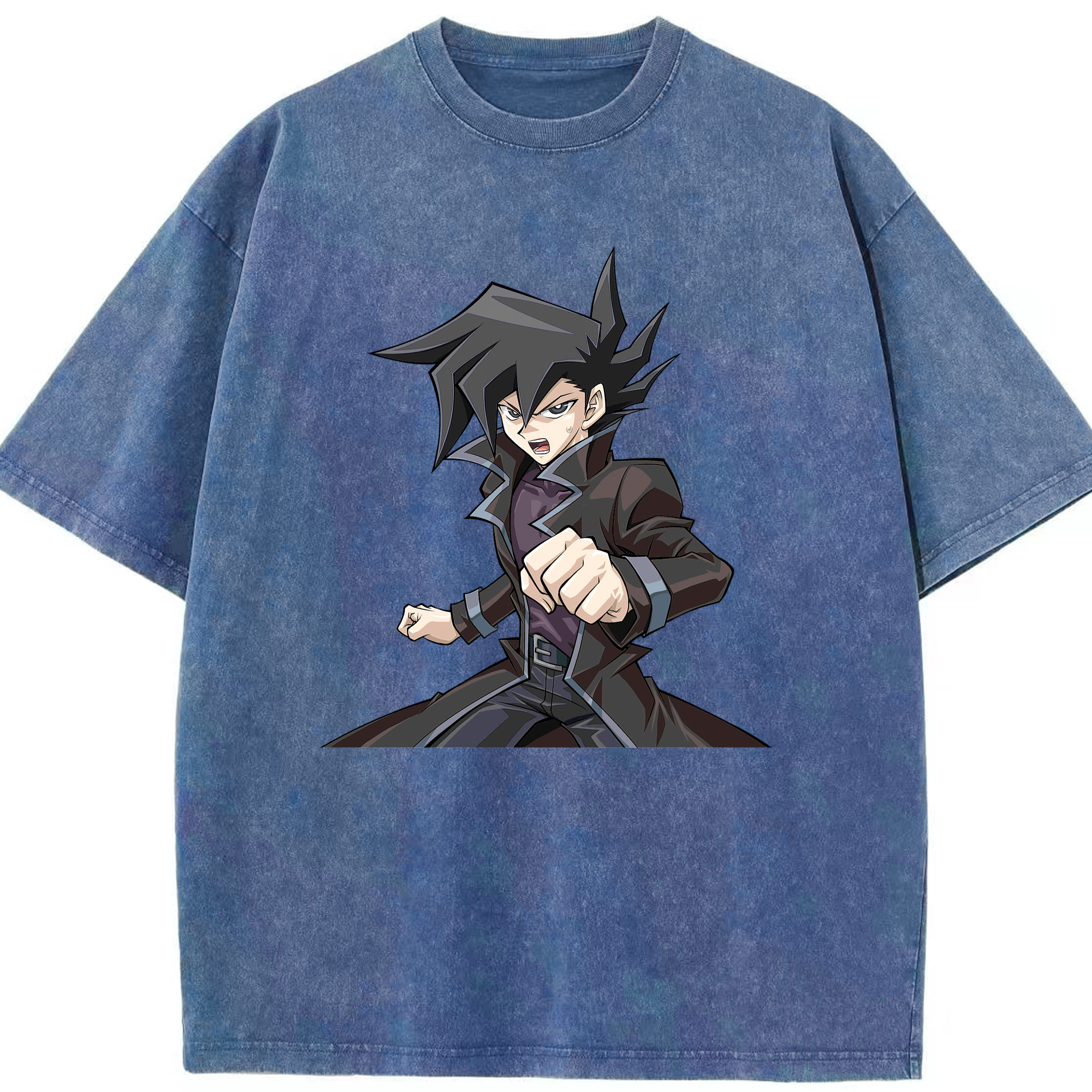 （画像用） 遊☆戯☆王 Yu-Gi-Oh! 綿100% ヴィンテージ風 半袖Tシャツ（フロントプリント）